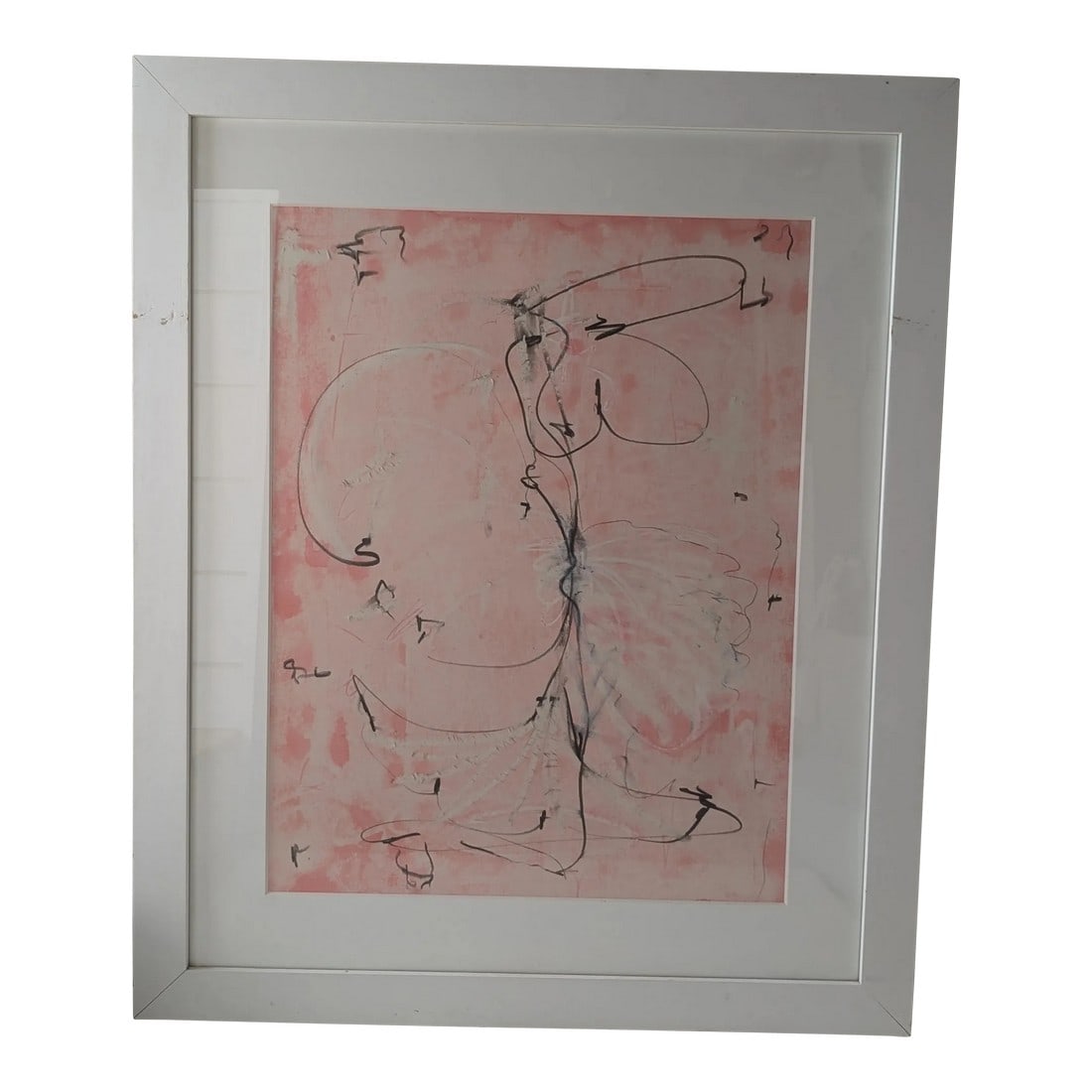 Signed and Framed Robert McCurdy Large Mixed Media Painting From Saks: Signed & Framed Robert McCurdy Mixed Media Painting – 35.75" x 29.5" A rare and captivating work by renowned American artist Robert McCurdy, this large mixed media painting showcases his signatu