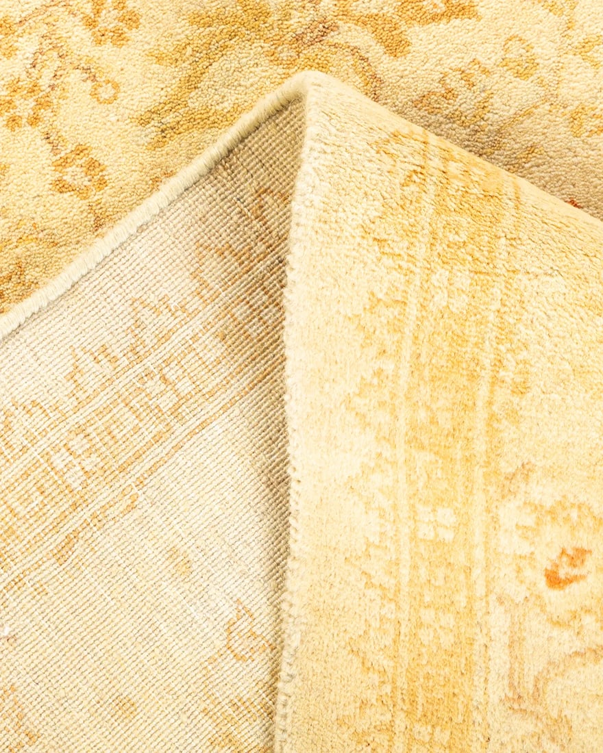 Mogul, One-of-a-Kind Hand-Knotted Area Rug - Ivory, 4' 1" x 6' 4" - 6