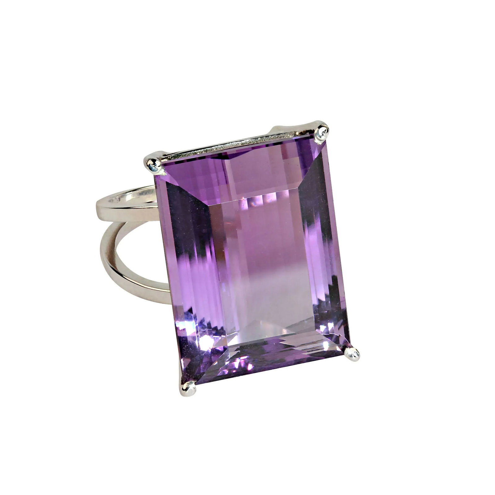Awesome Amethyst and Sterling Silver Handmade Ring - 3