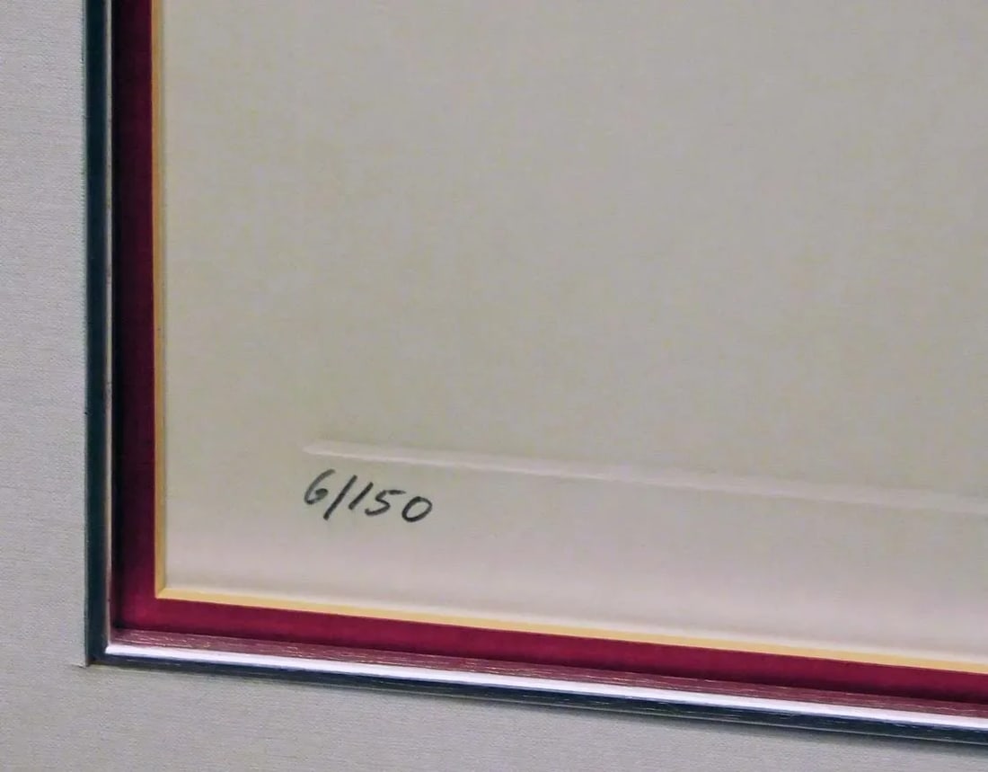 G H Rothe Sarafina 1989 Ballet Dancer Hand Signed Framed Mezzotint - 4