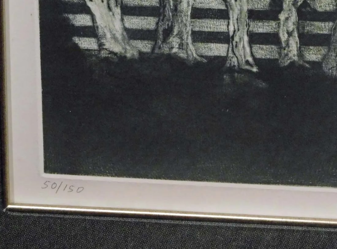 G H Rothe "Stroll" Hand Signed Artwork 1989 Horse Limited Edition Framed #50/150 - 3