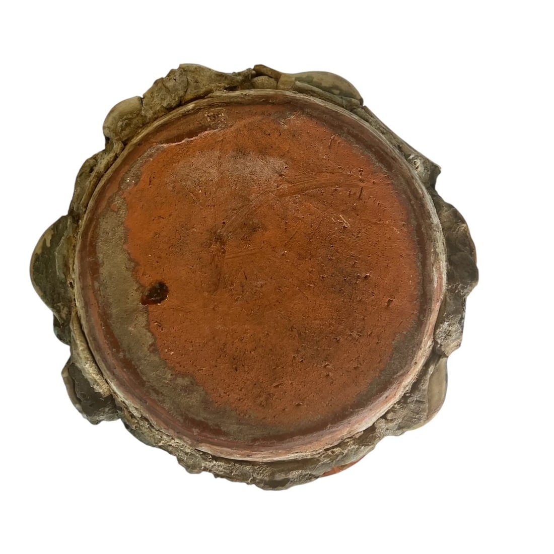 Mid-Century Picasiette Terra Cotta Planter, Indigo Seas - 10