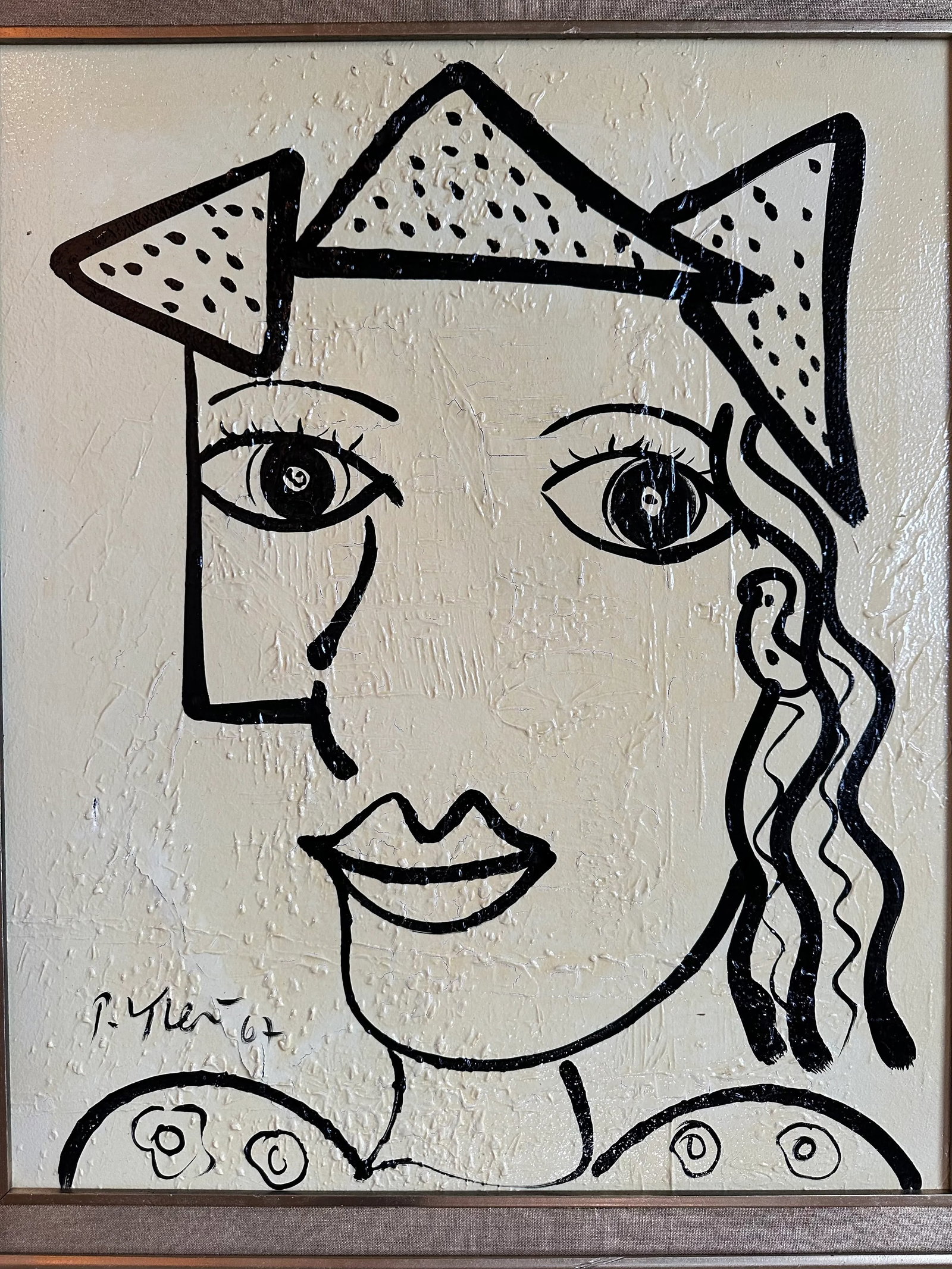 1967 Original Peter Keil Painting Framed - 3