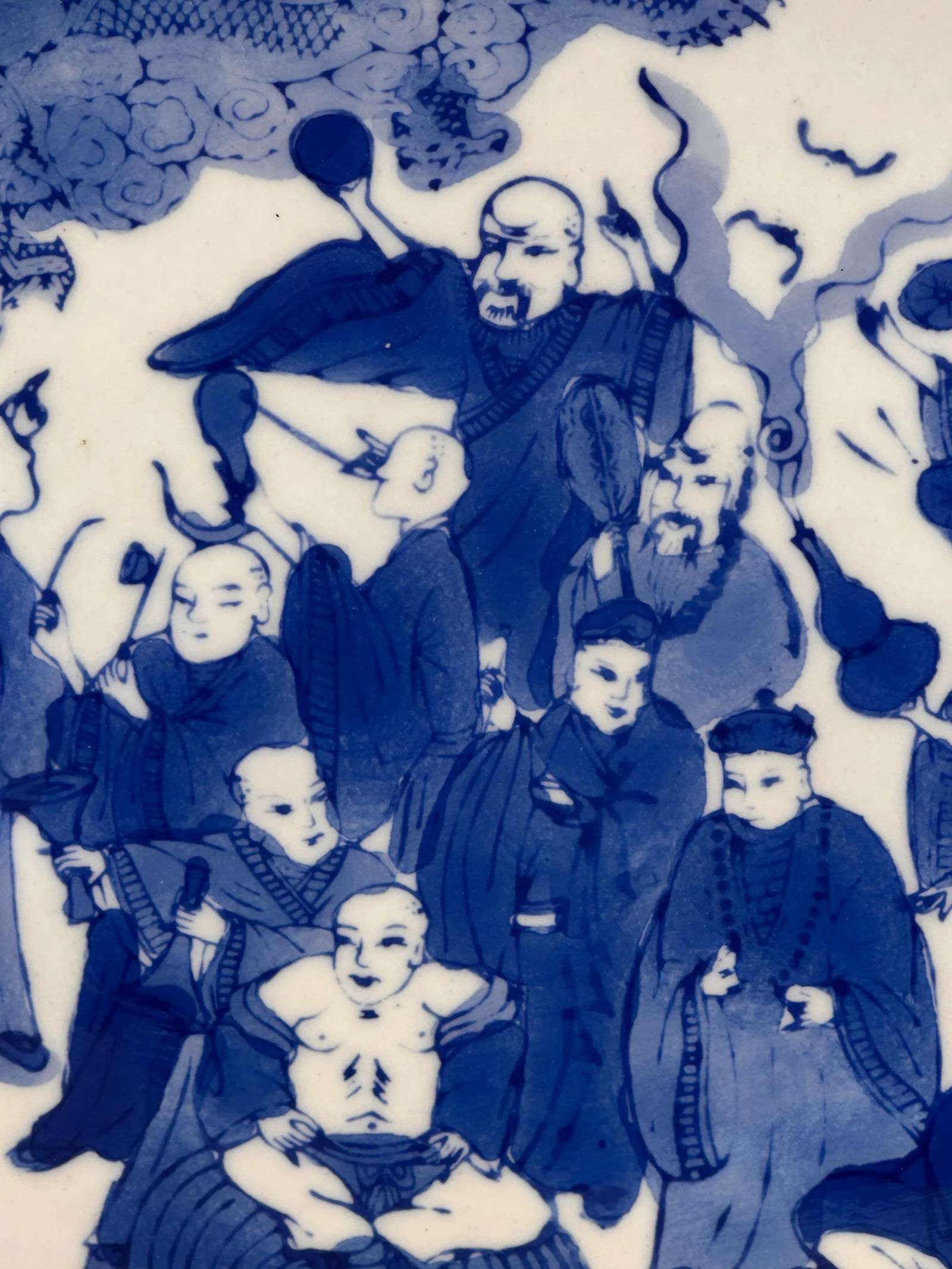 19th Century Blue and White Chinese Export Platter - 2