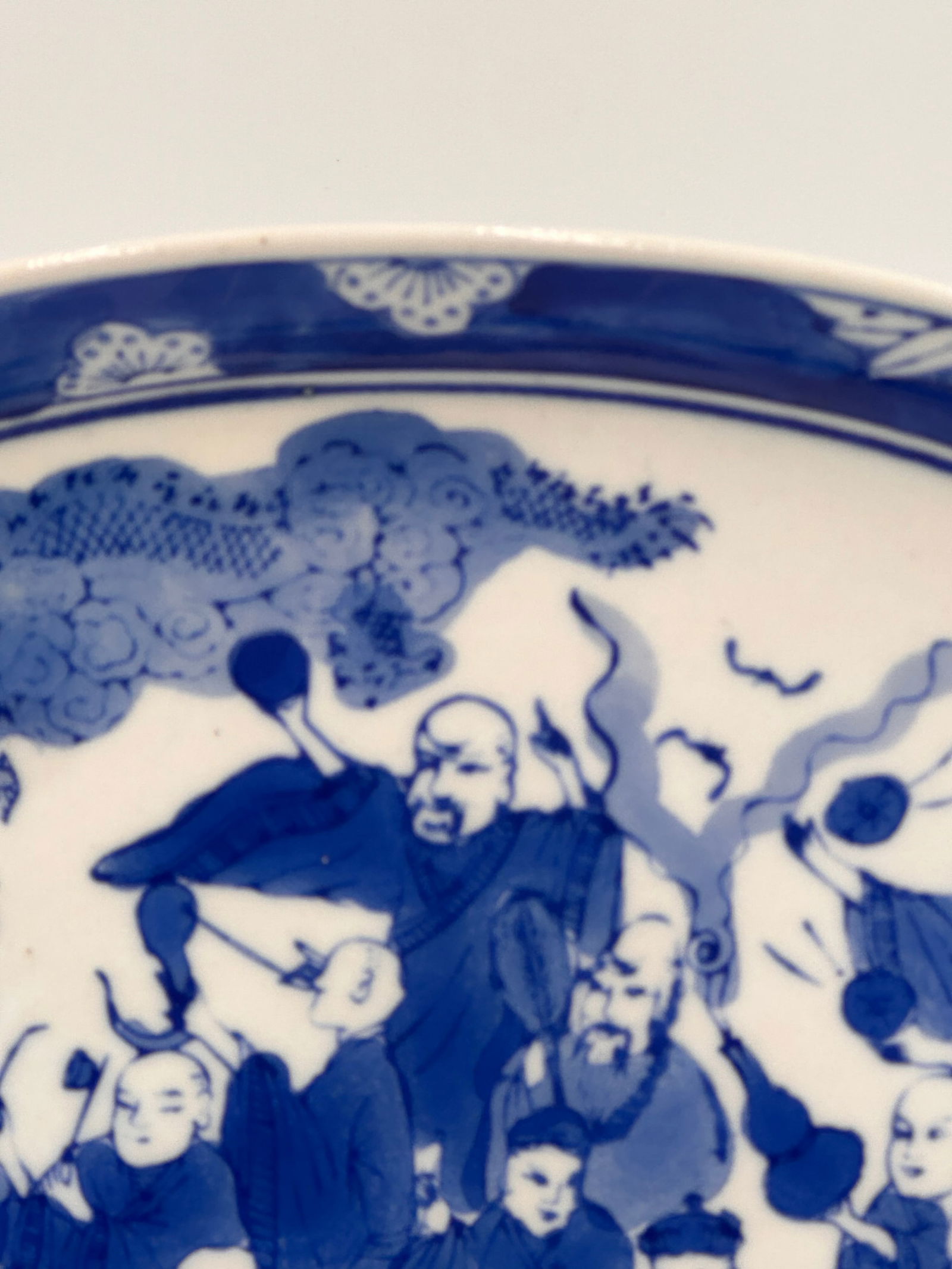 19th Century Blue and White Chinese Export Platter - 7