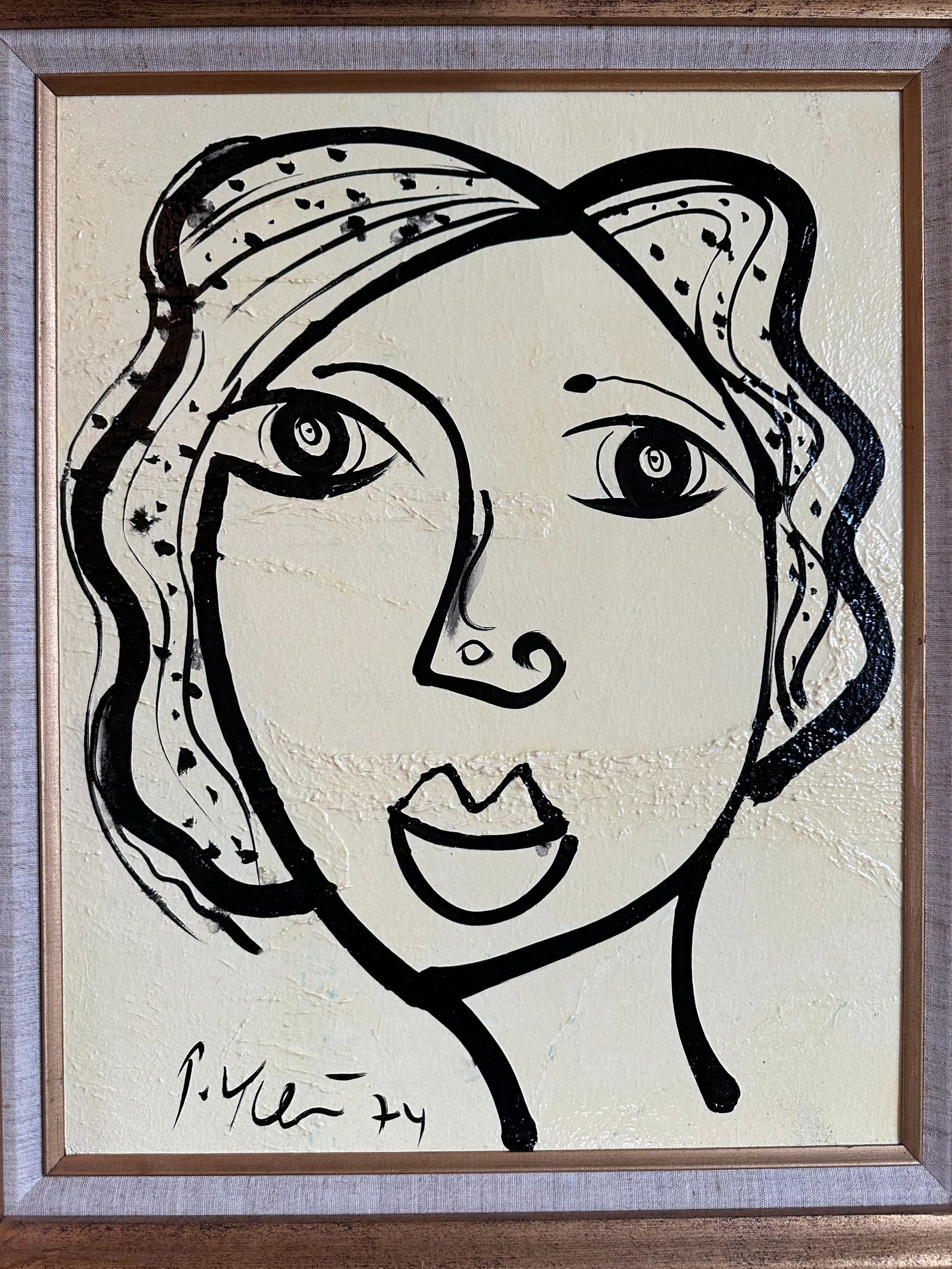 1974 Original Peter Keil Painting Framed - 2