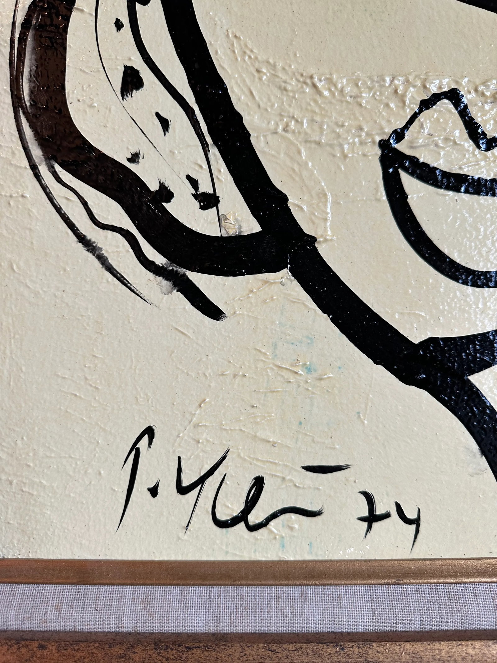 1974 Original Peter Keil Painting Framed - 4