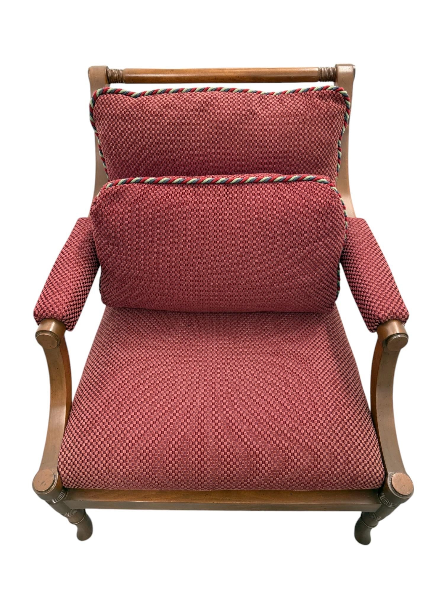 Late 20th Century Oversized Red Armchair - 2