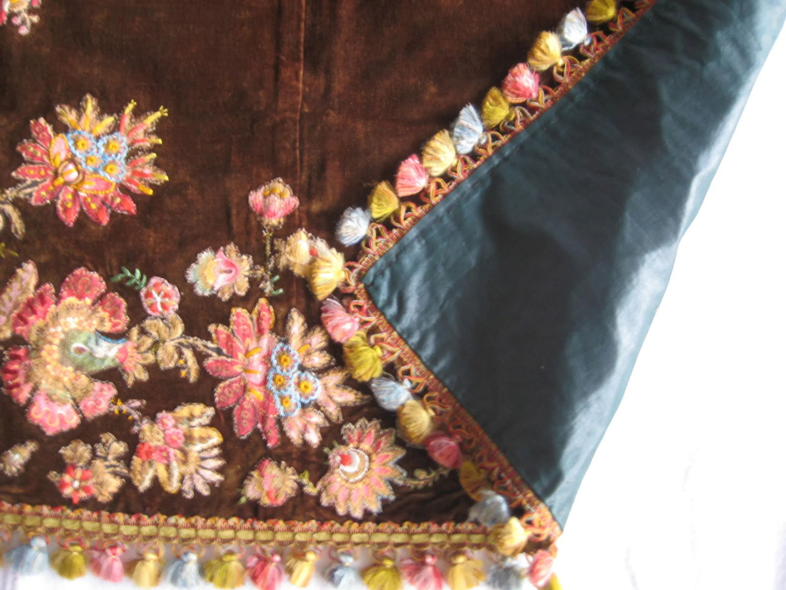 Provencal Embroidered Tablecloth, Circa 1800 - 7