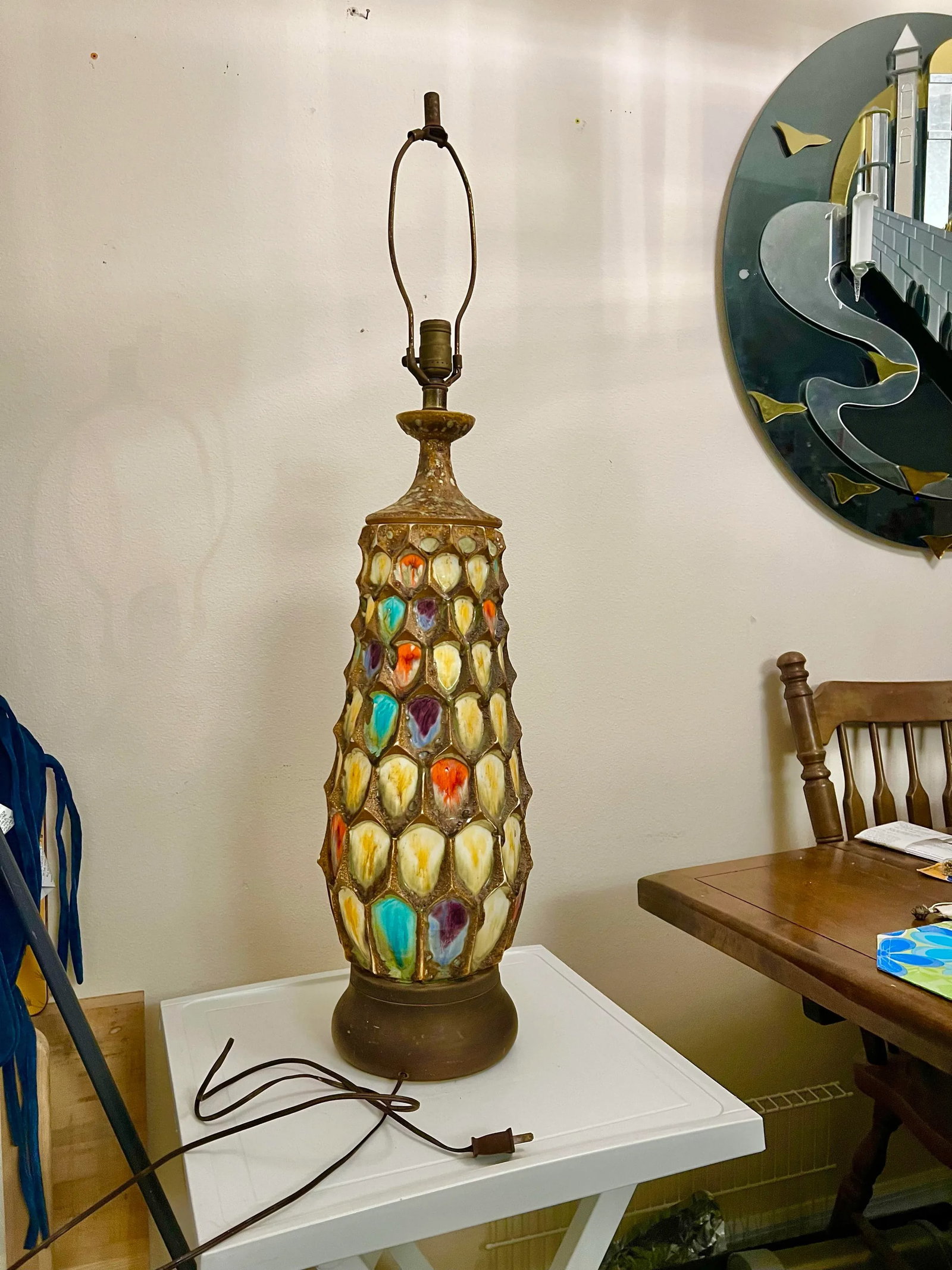 Mid 20th Century Large Mid Century West German Fat Lava Lamp - 4