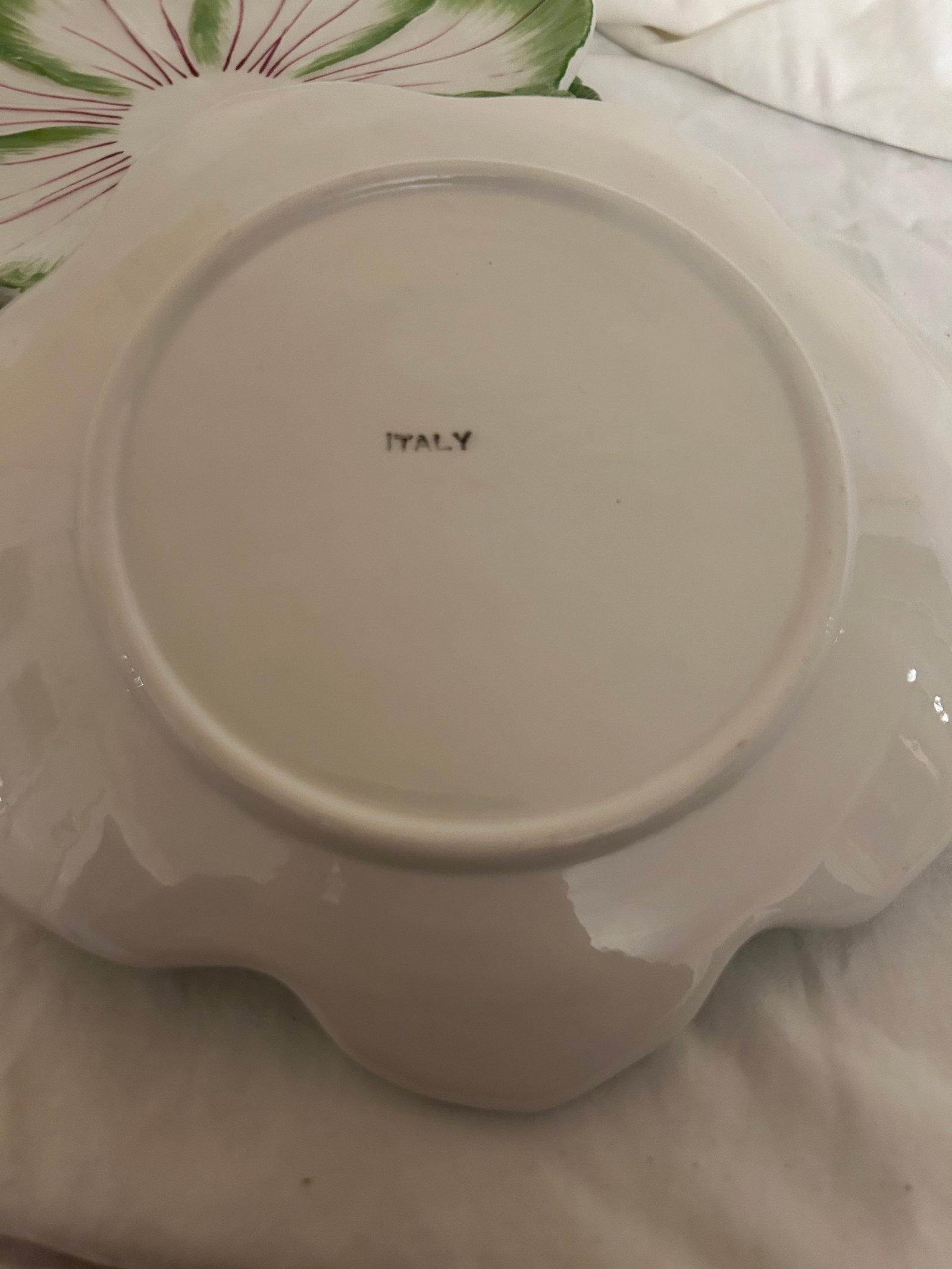 Antique Lidded Cabbage Bowls and Saucers Set- Set of 5 - 4