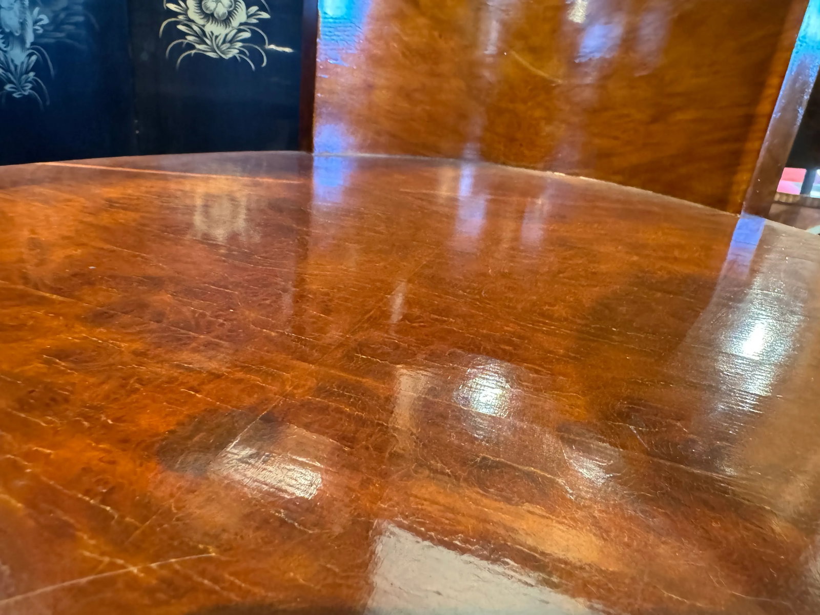 1930s French Art Deco Glass Top Table - 4