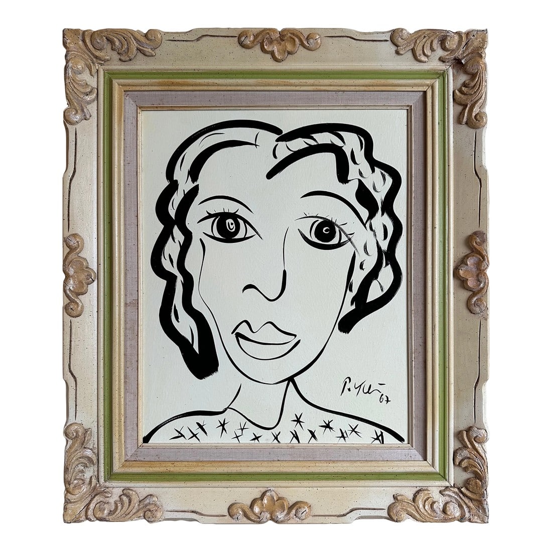 1967 Original Peter Keil Painting Framed: Peter Keil is a German artist that focuses primarily on abstract expressionism. Keil painted with some of the greats including Joan MirÃ³, Pablo Picasso and Andy Warhol, to name a few. This