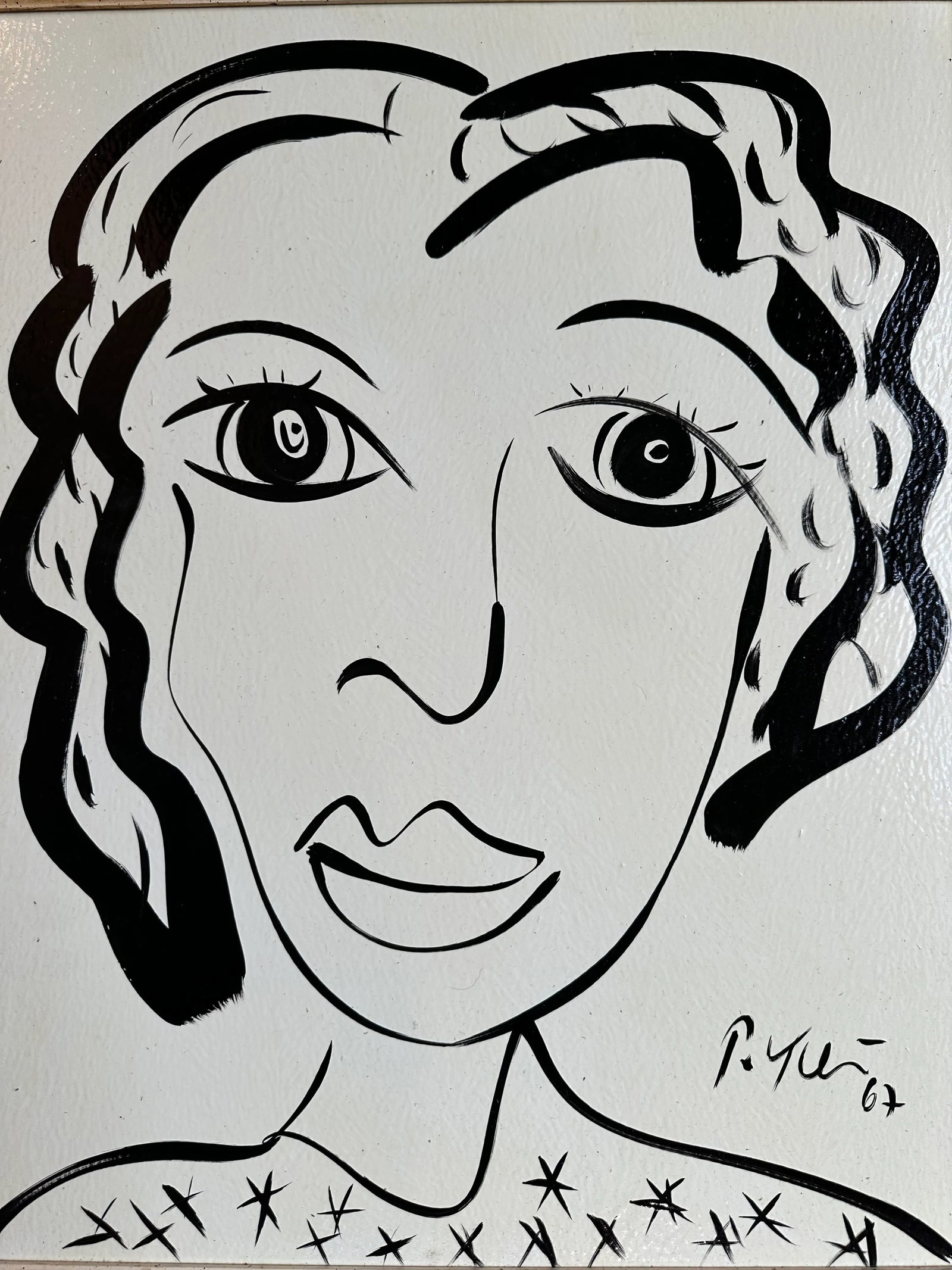 1967 Original Peter Keil Painting Framed - 2