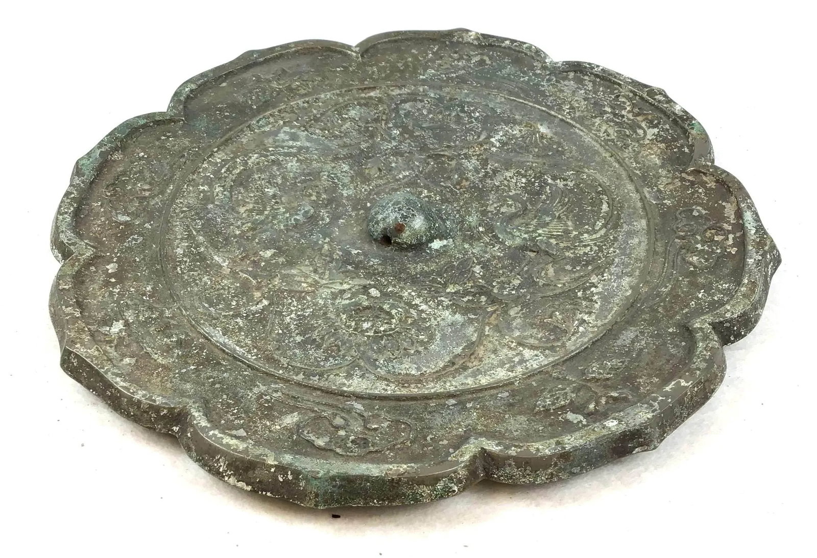 Antique Chinese Bronze Mirror - 5