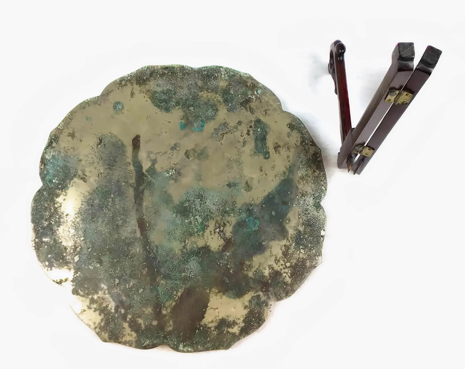 Antique Chinese Bronze Mirror - 7