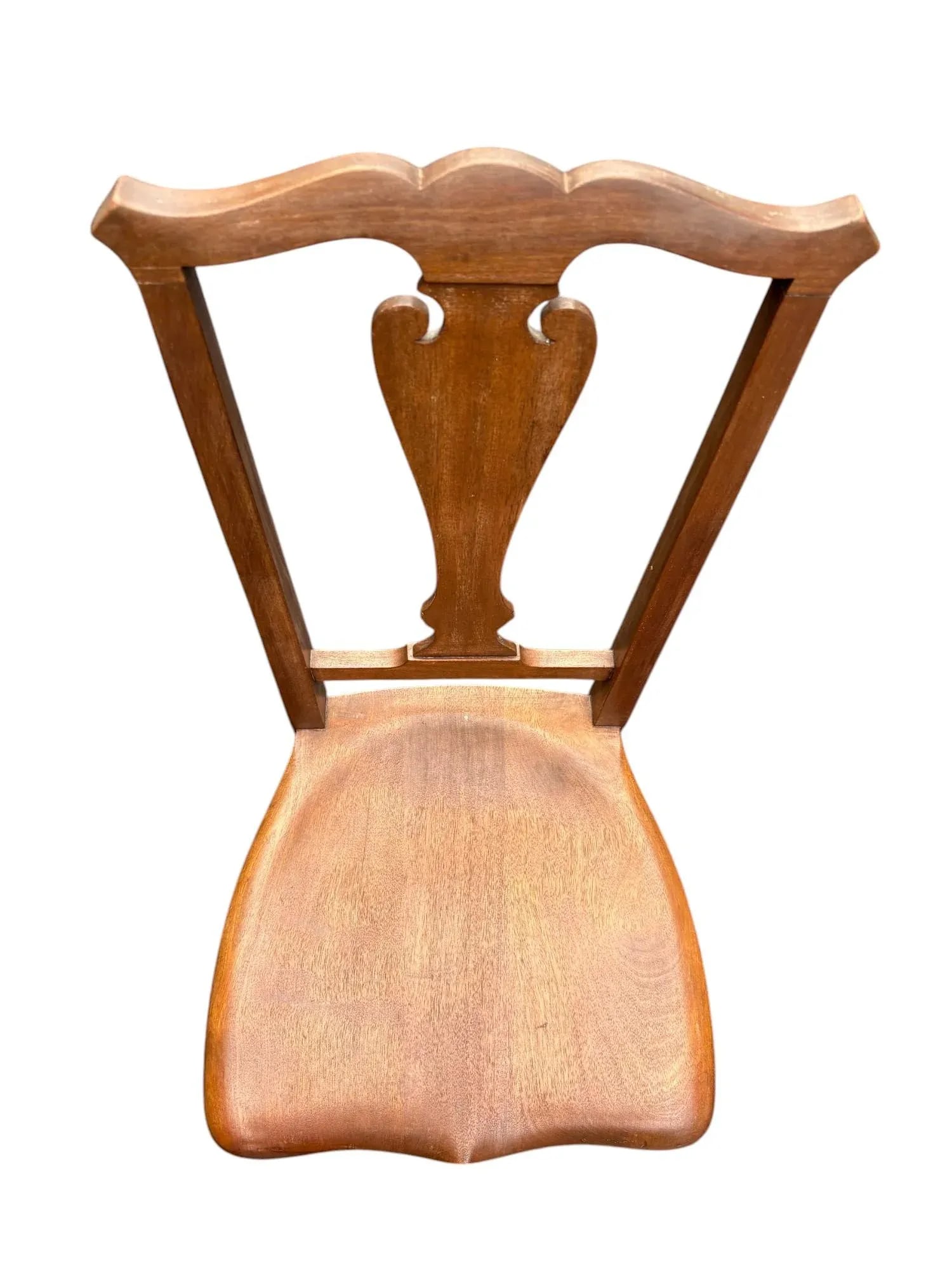 Early 20th Century Robert Mitchell Furniture Co. Colonial Revival Mahogany Hall Chair - 5