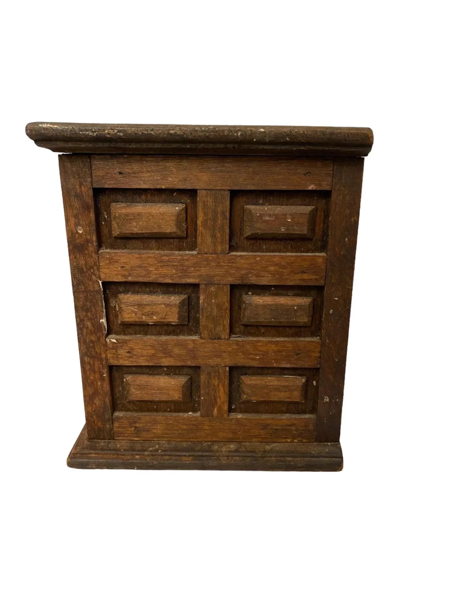 Mid 20th Century Mexican Wooden Tabletop Chest by Artes De Mexico Internacionales - 7