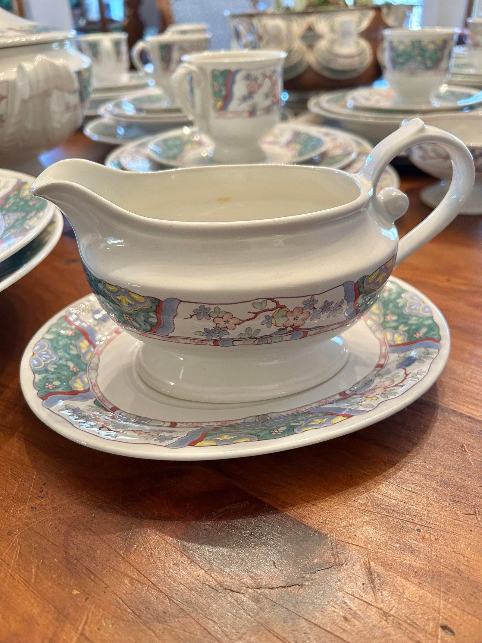 1990's Mikasa Provincial "Villa Medici" Dinnerware - a Set of 62 Pieces - 4