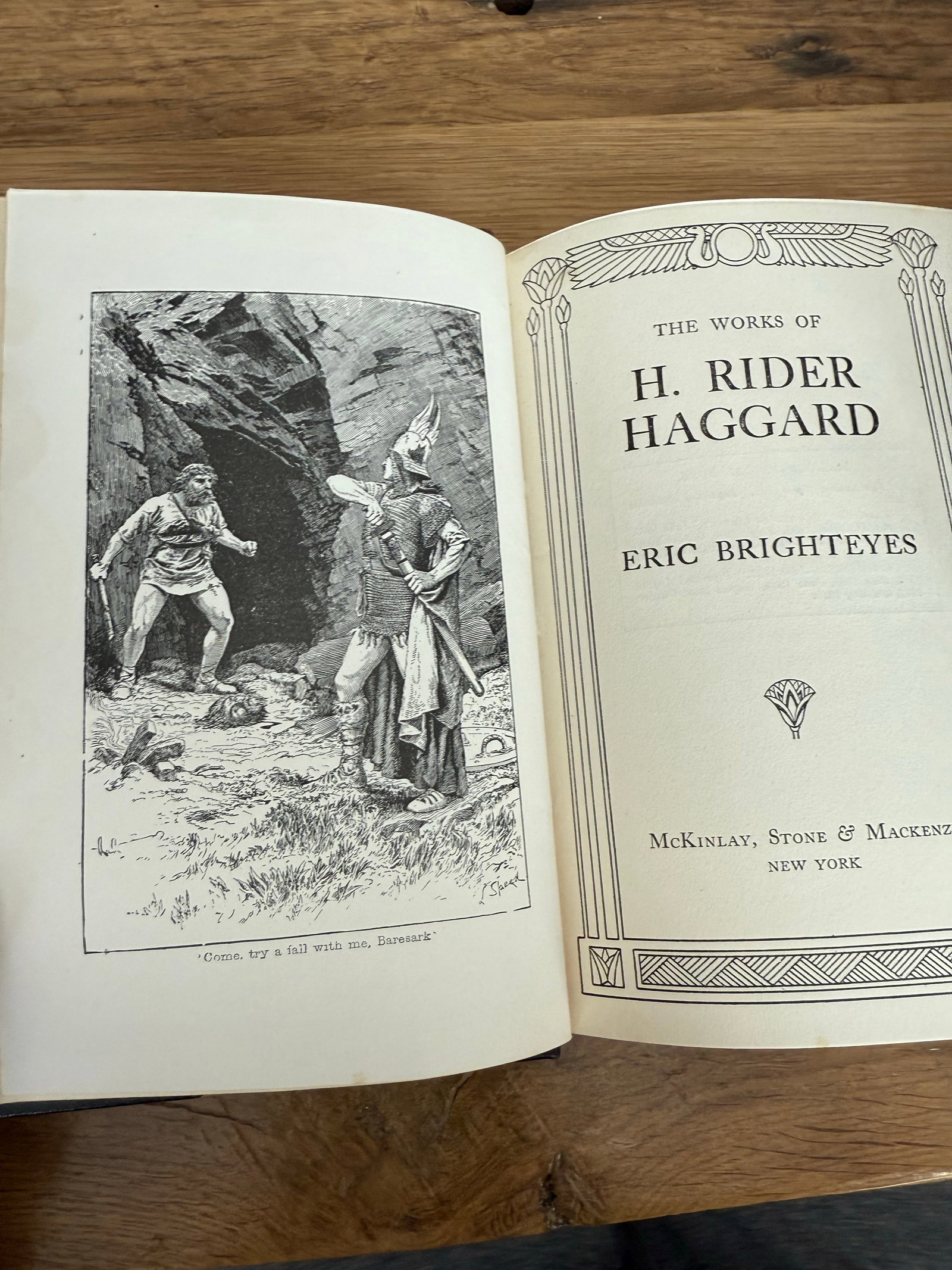 Antique Hardcover Books-Set of 11 the Works of H Rider Haggard - 3