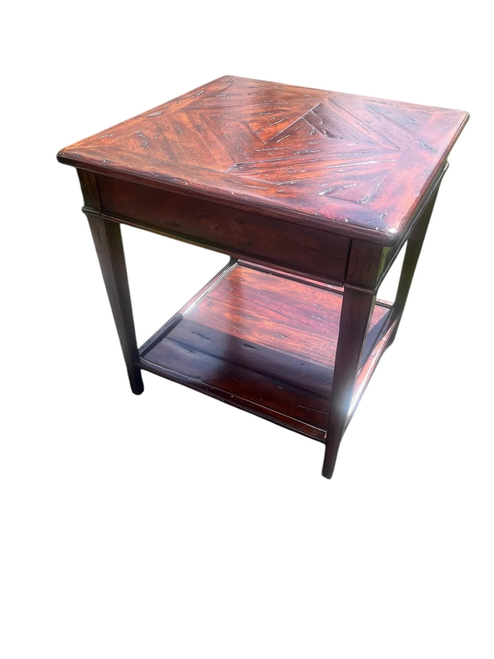 The Castle Bromwich by Hand Side Table by Theodore Alexander - a Pair - 5