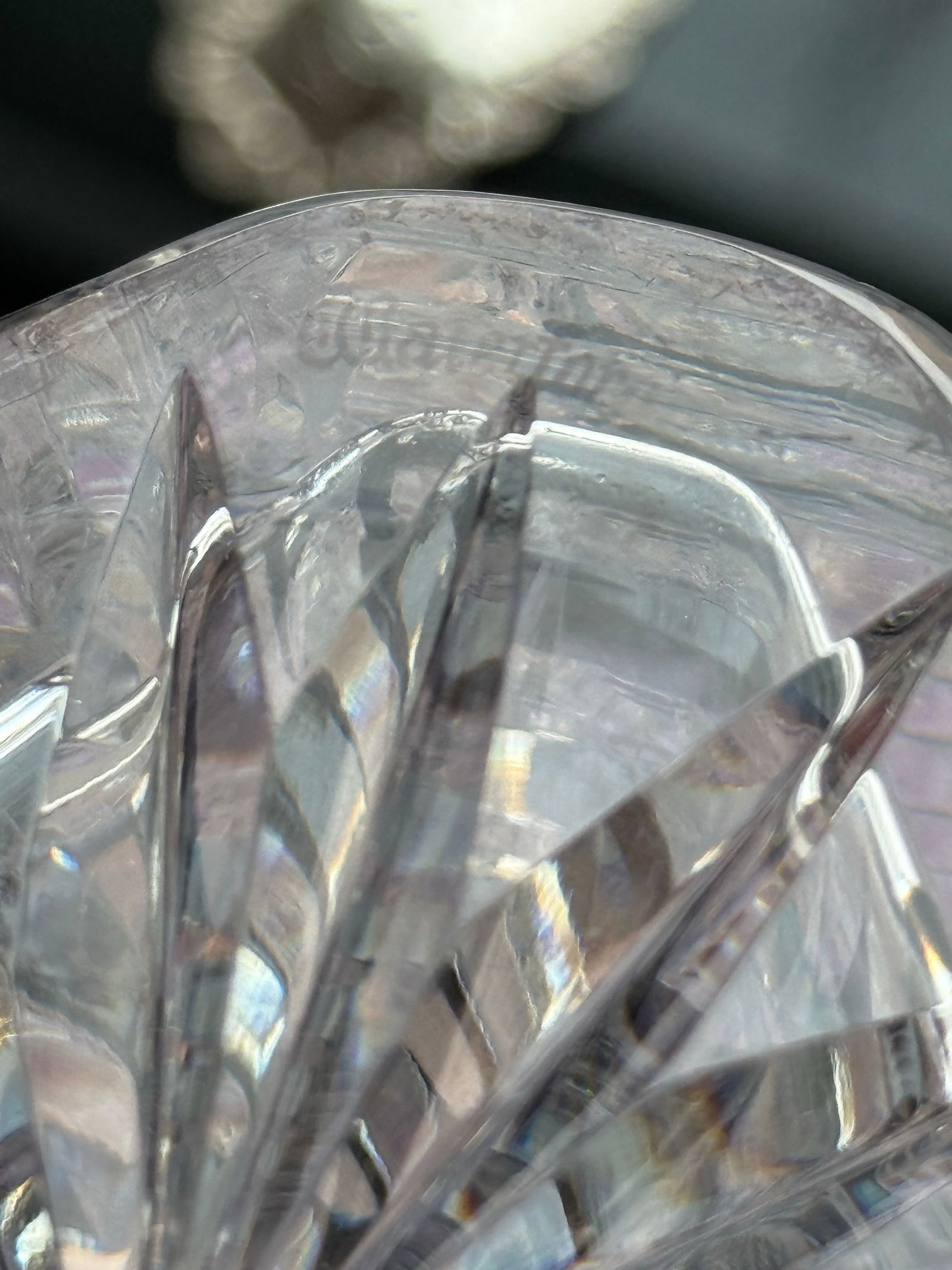 Vintage Vodka Gin Waterford Crystal Strawberry Square Master Cutter Spirits Decanter & Silver-Plate - 7