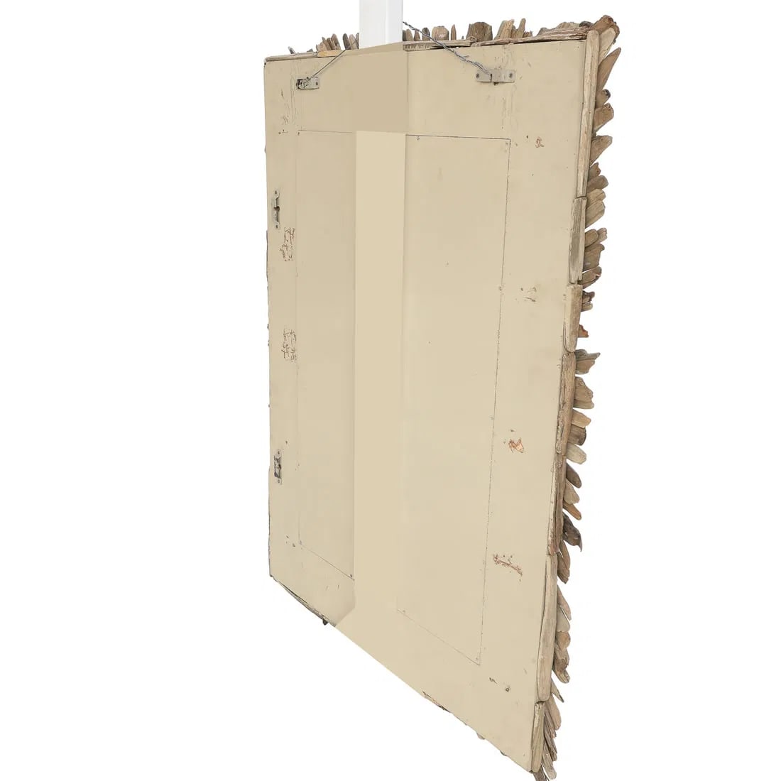 1960s Large Handcrafted Driftwood Mirror - 9