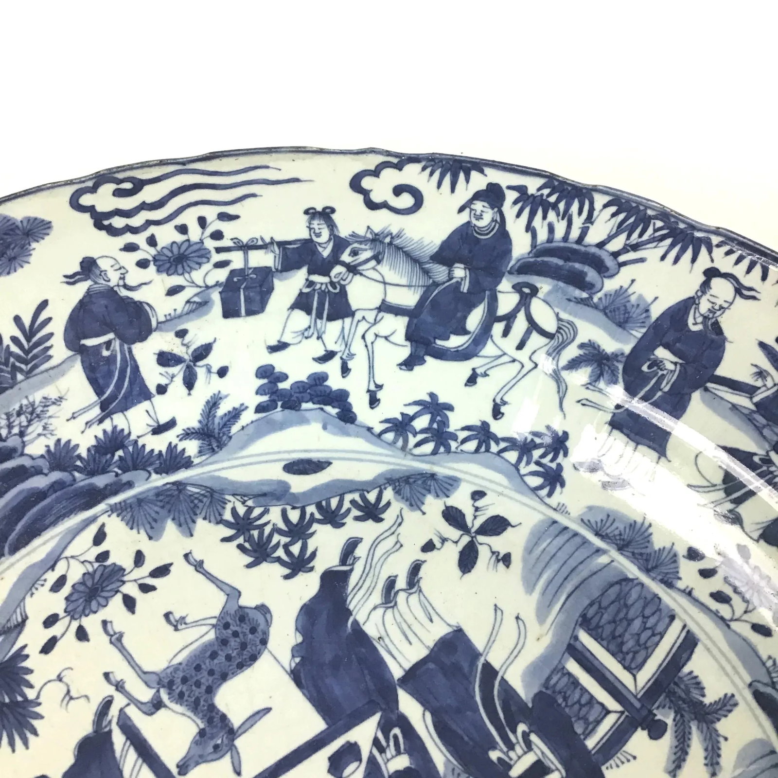 1800's Chinese Antique Porcelain Charger - 9