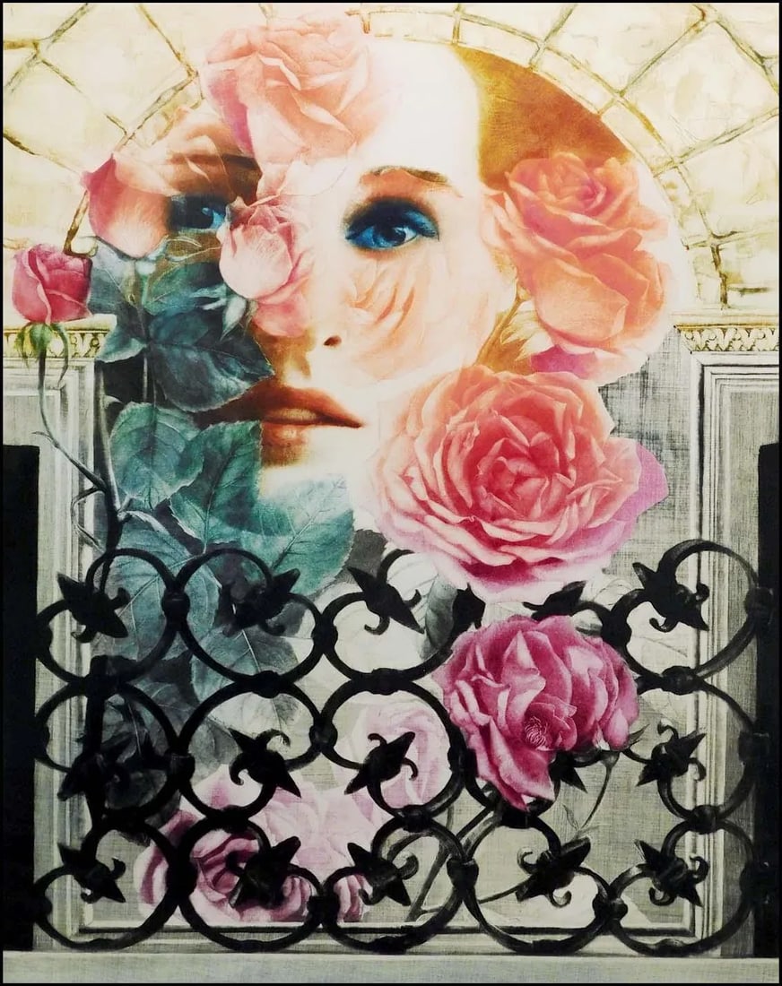 g.h Rothe "Choice" Signed Mezzotint Etching Limited Edition Framed - 2