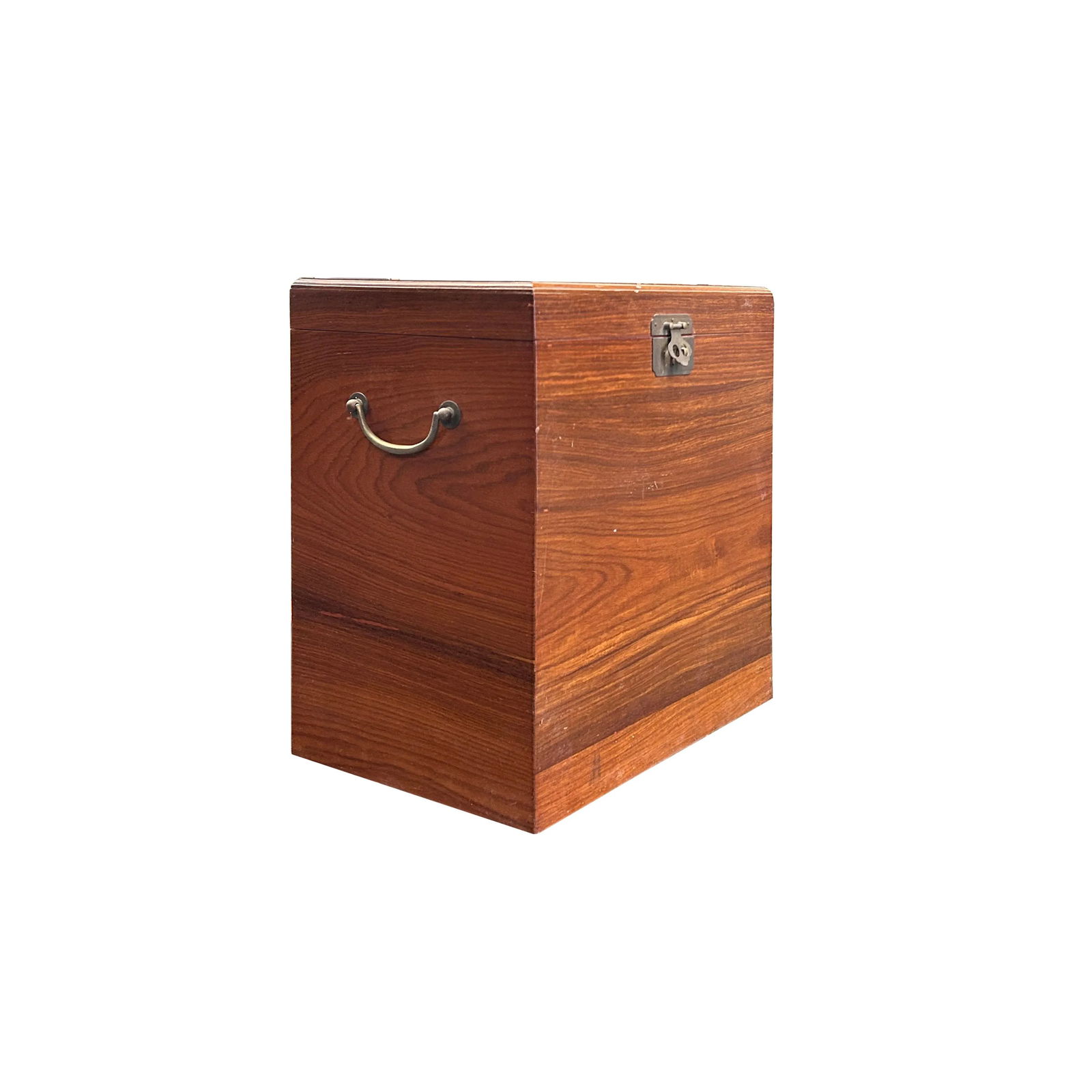 Natural Wood Handmade Rectangular Tall Storage Trunk Chest Box - 2