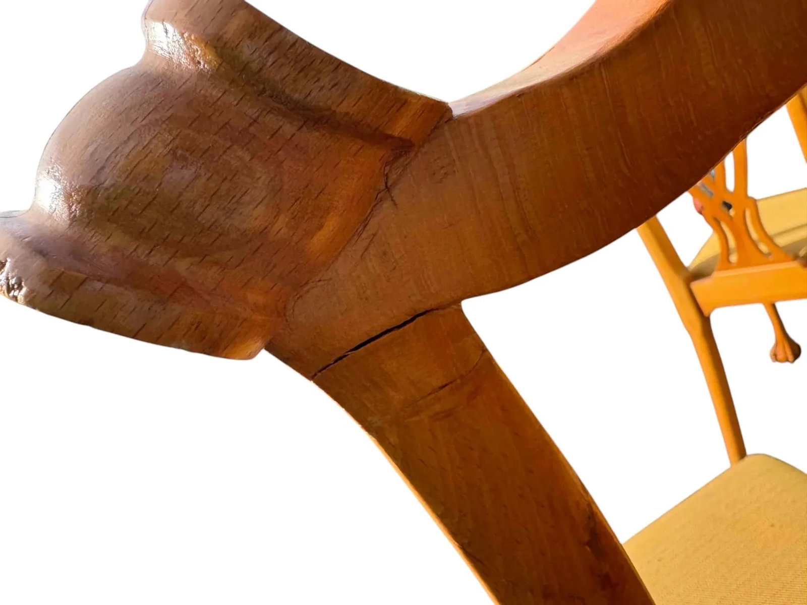 Set of 8 20th Century Boston Style Chippendale Mahogany Ball and Claw Dining Chairs - 12