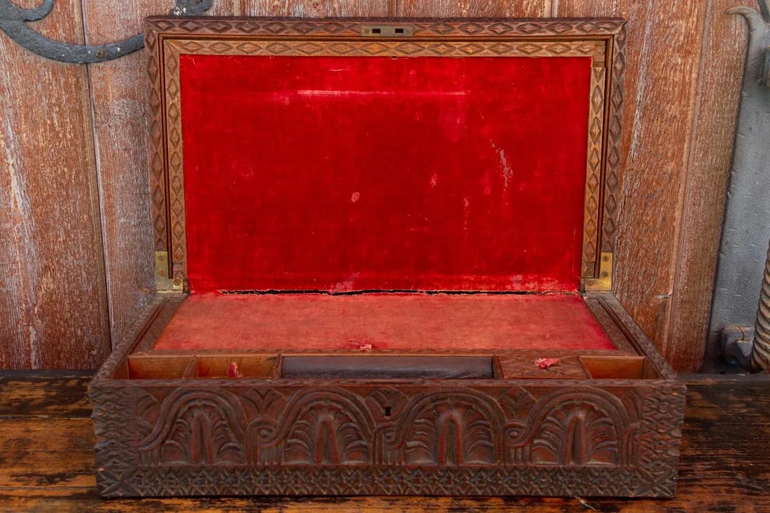 19th Century Anglo Indian Writing Box - 7