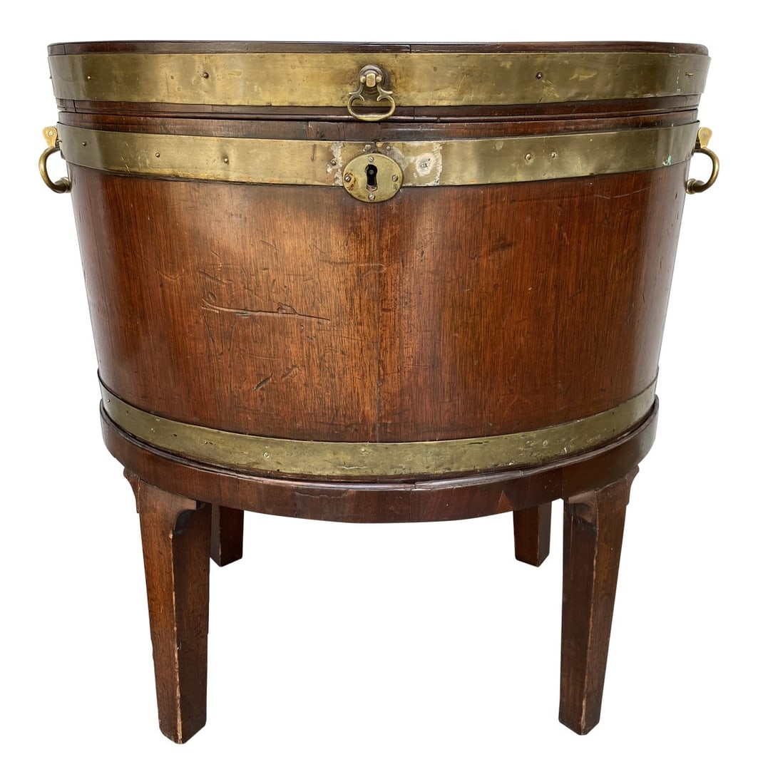 Antique Georgian Style Mahogany Cellerette Ice Chest (1 of 11)