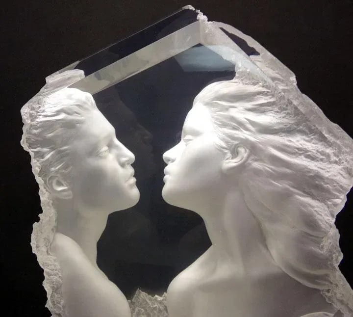 Michael Wilkinson "Lodestone" Acrylic Sculpture Hand Signed - 2