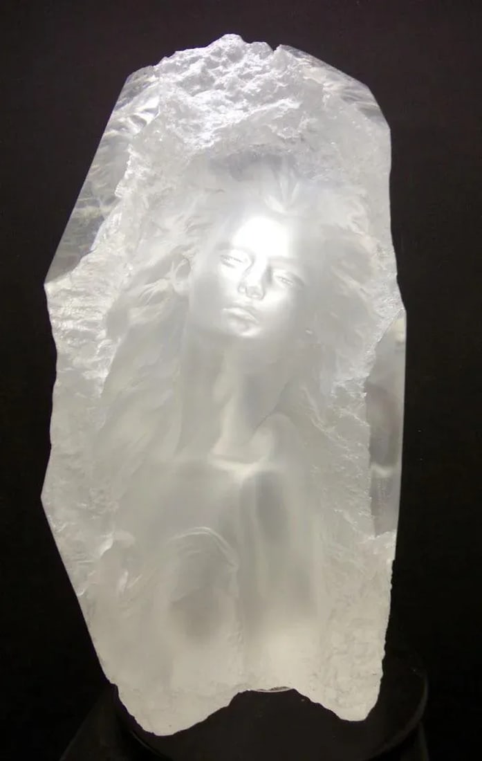 Michael Wilkinson "Lodestone" Acrylic Sculpture Hand Signed - 4