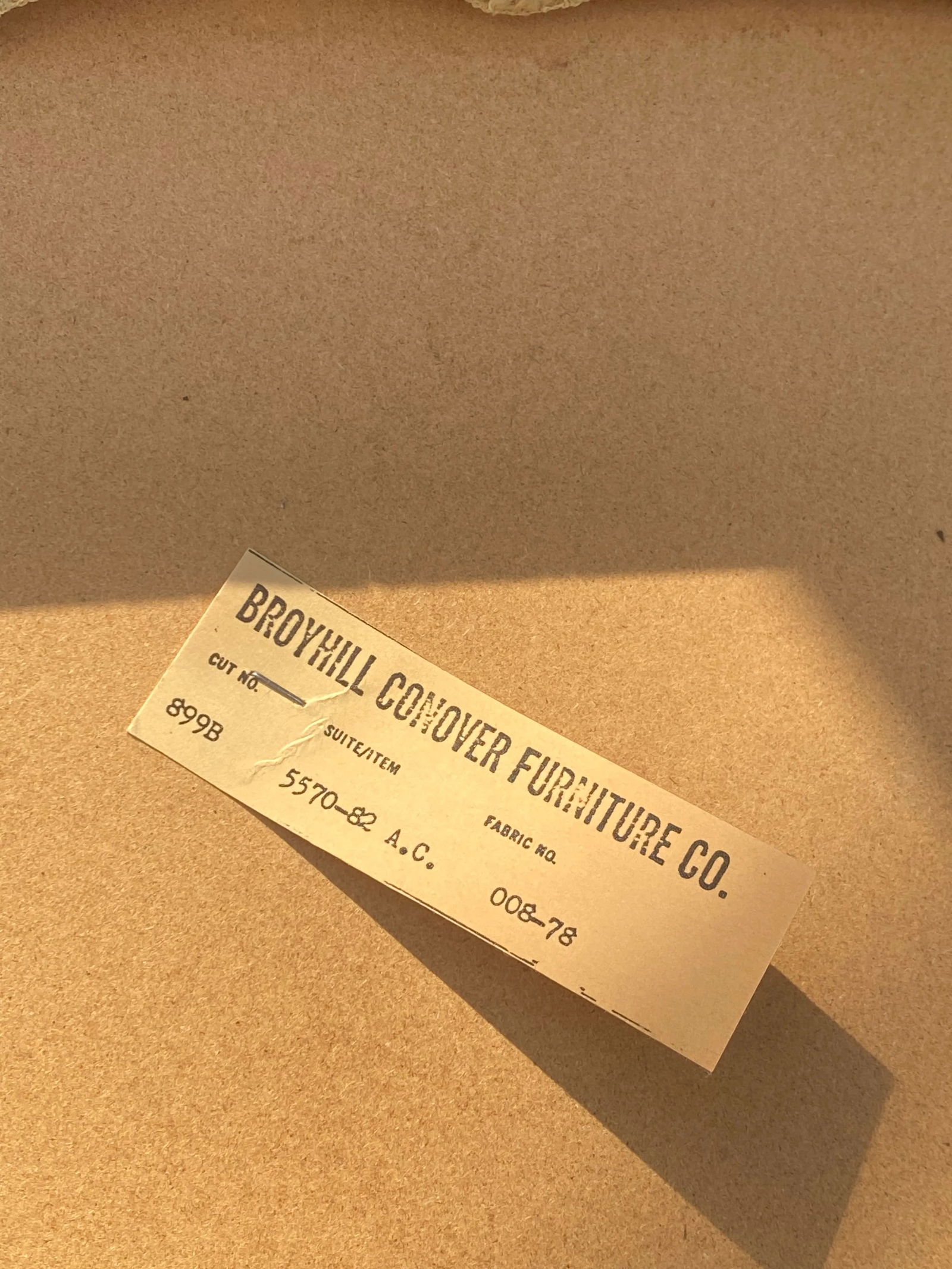 Mid Century Broyhill Conover Furniture Co. Table 6 Caned Back Chairs Dining Set of 7 - 7