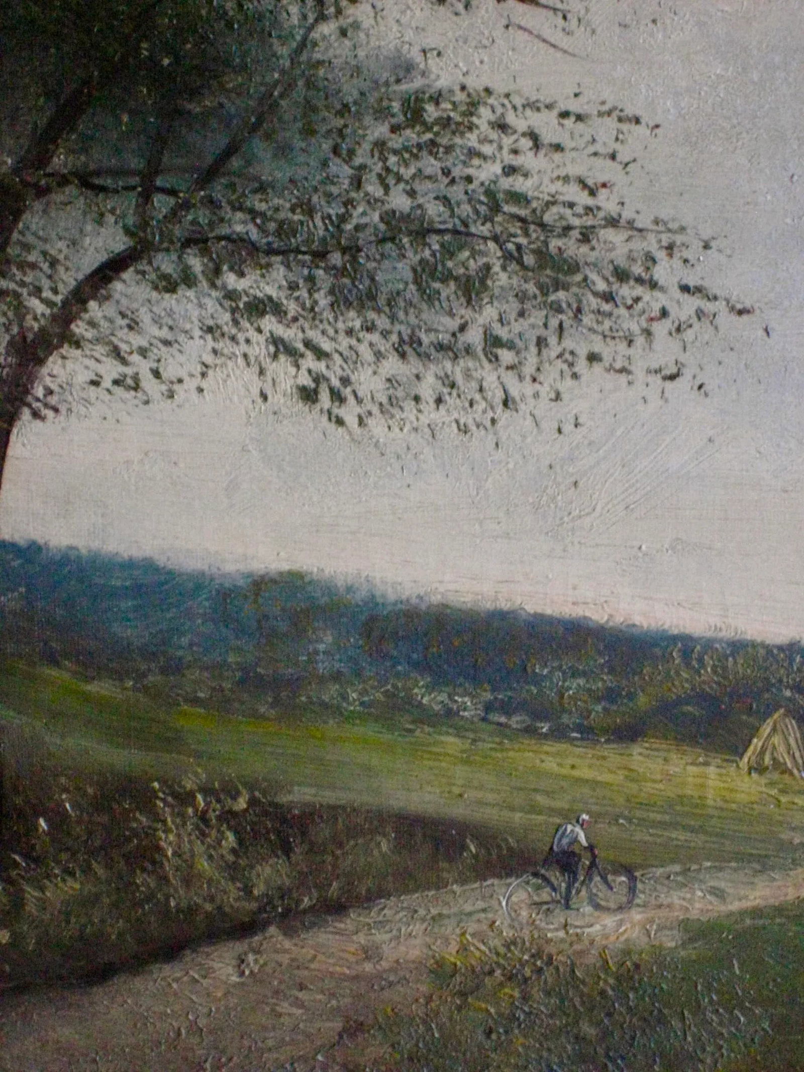 19th Century French Oil Painting Landscape Country Side by Lucien Henry Barbizon School - 7