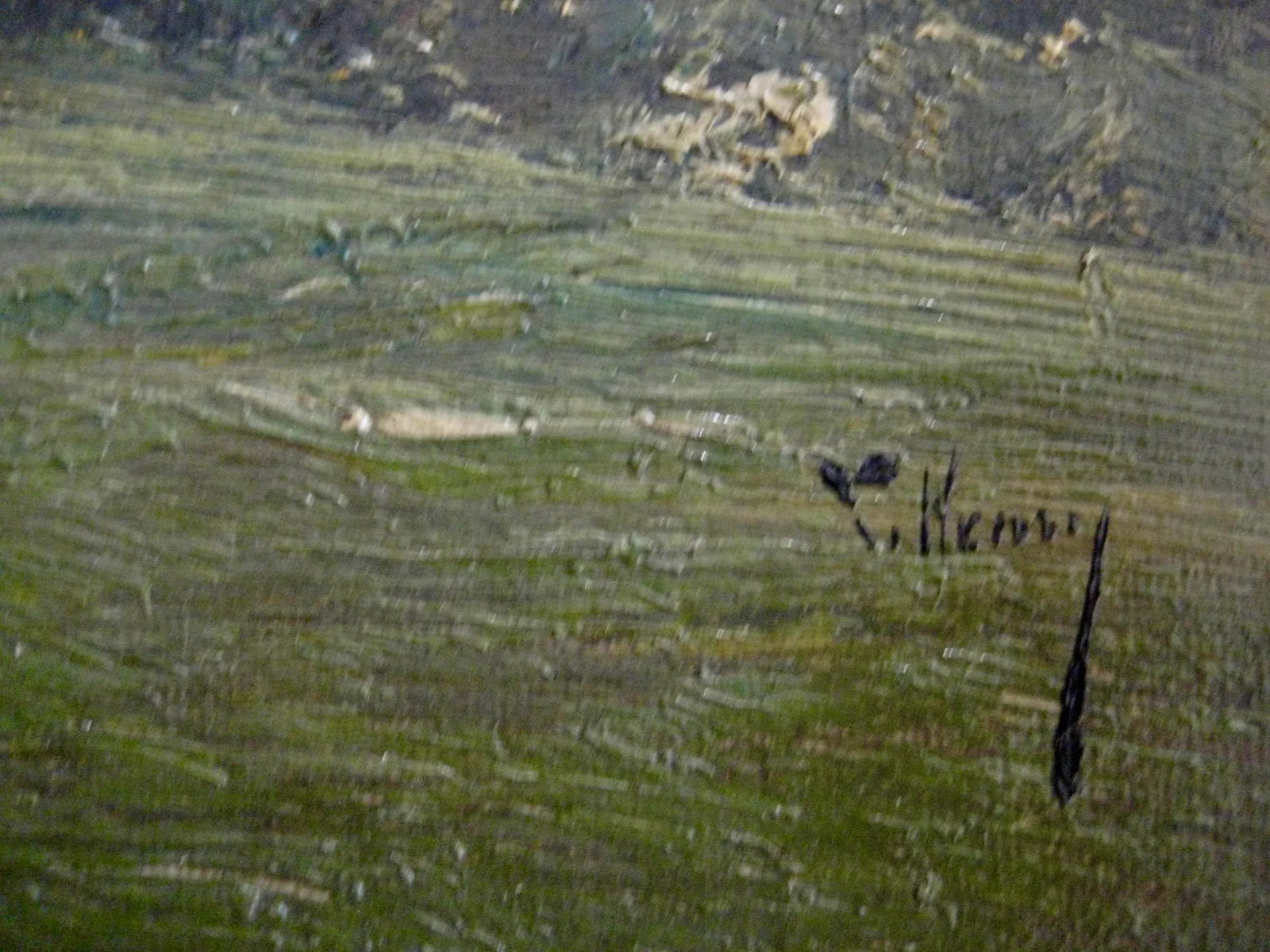 19th Century French Oil Painting Landscape Country Side by Lucien Henry Barbizon School - 8