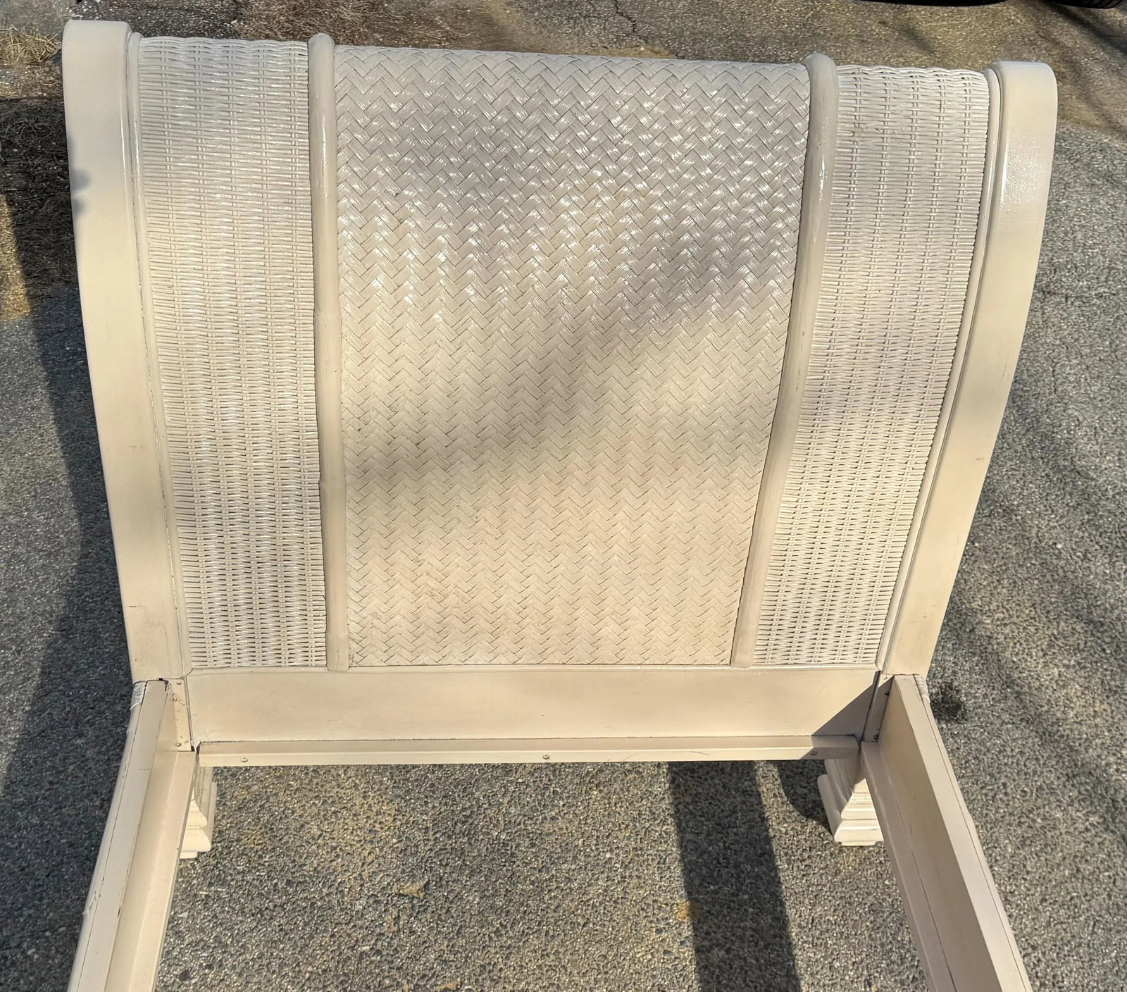 Vintage Henry Link by Lexington Wicker Bed Frame Set Single or Double - 5