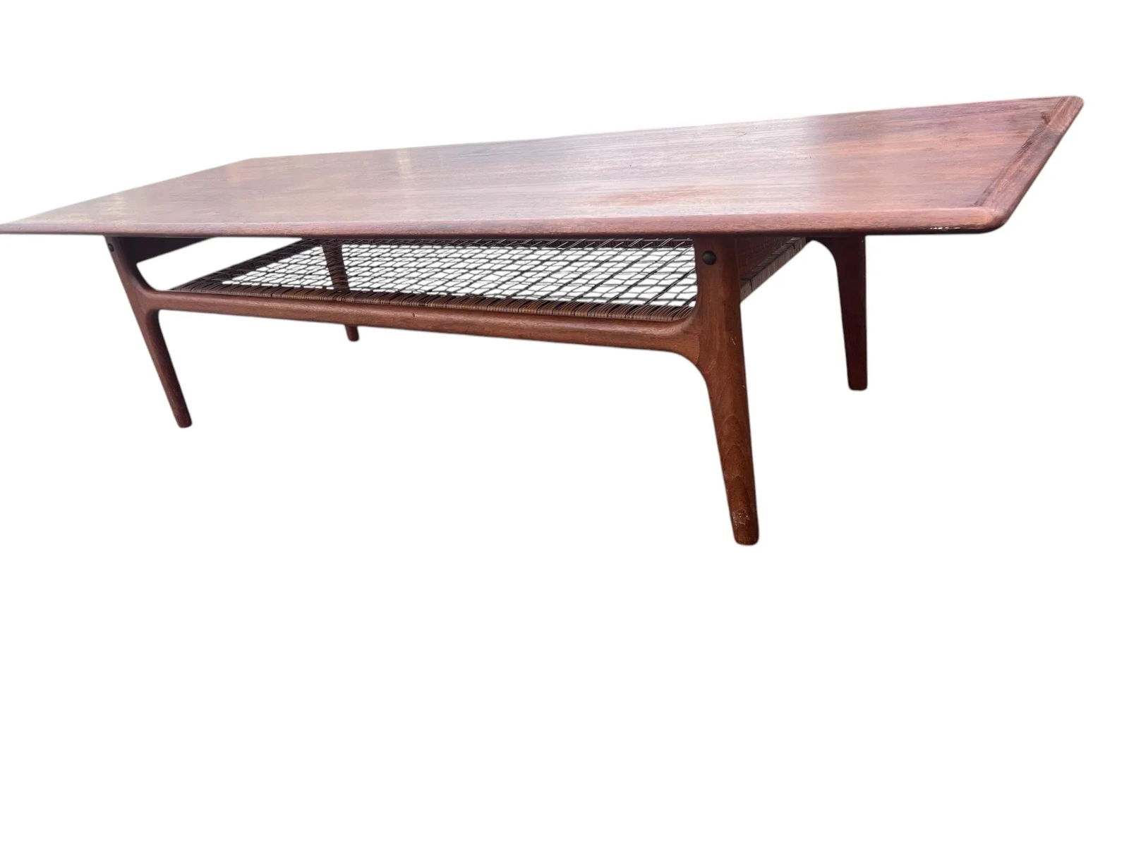 1960's Vintage Danish Modern Teak Coffee Table by Trioh - 2