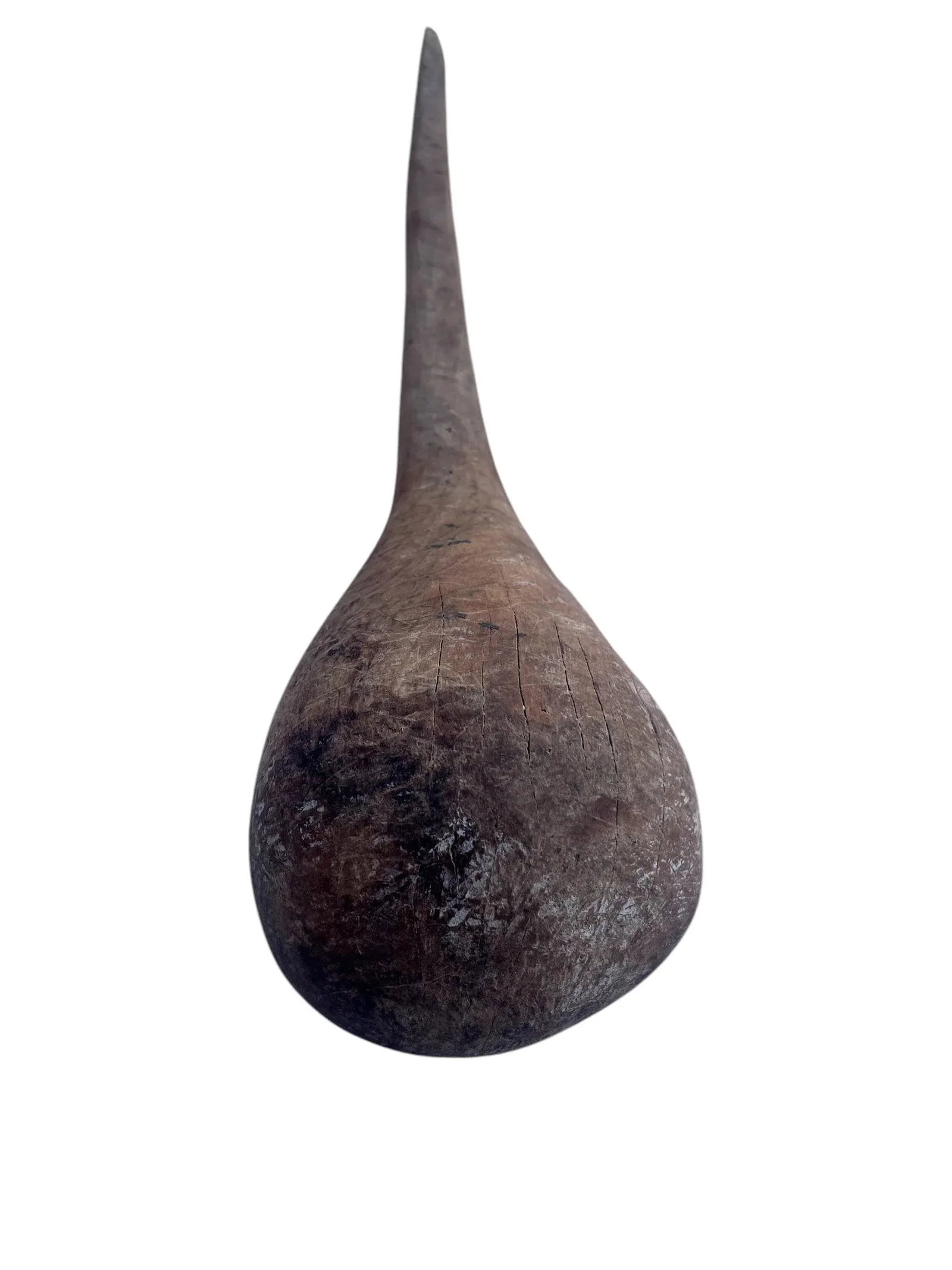 Large 19th Century Wooden Mortar & Pestle - 12