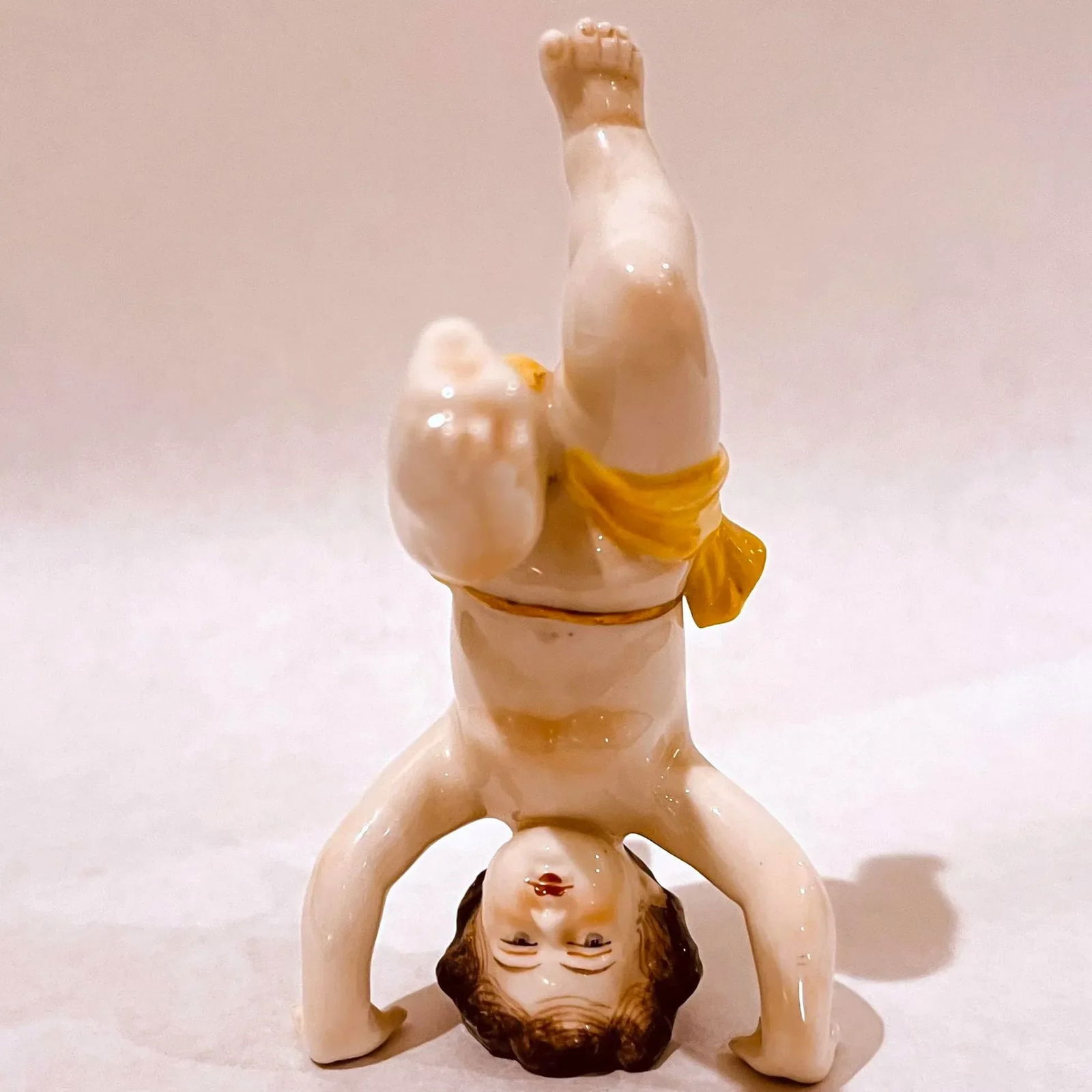 19th Century Italian Porcelain Tumbling Putti Figurines - Set of 5 - 4
