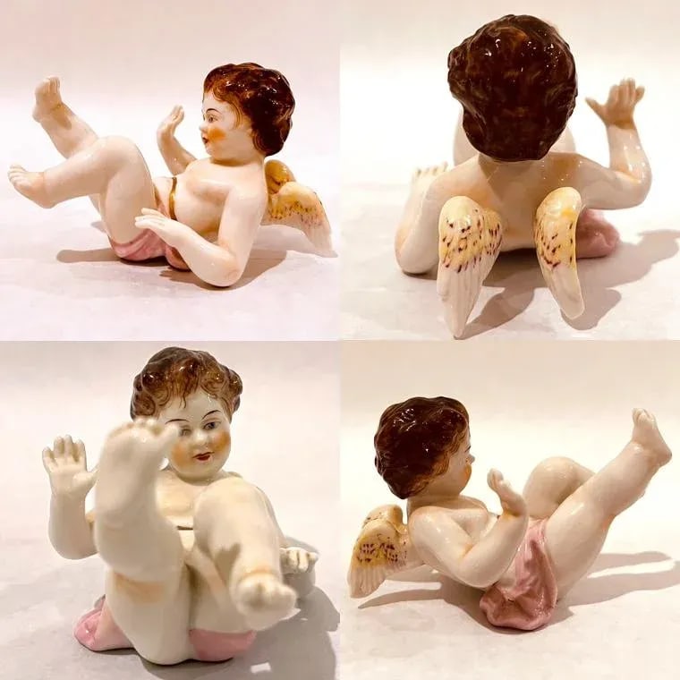19th Century Italian Porcelain Tumbling Putti Figurines - Set of 5 - 7