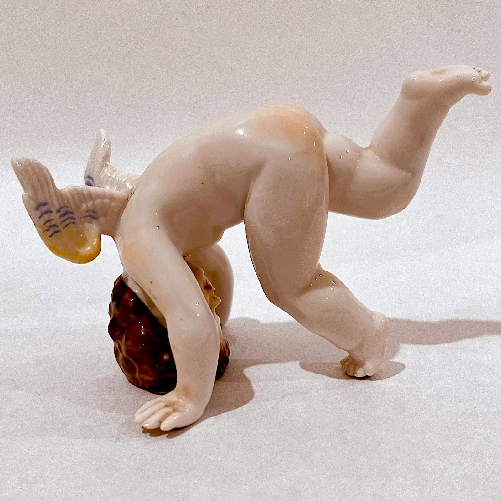 19th Century Italian Porcelain Tumbling Putti Figurines - Set of 5 - 8