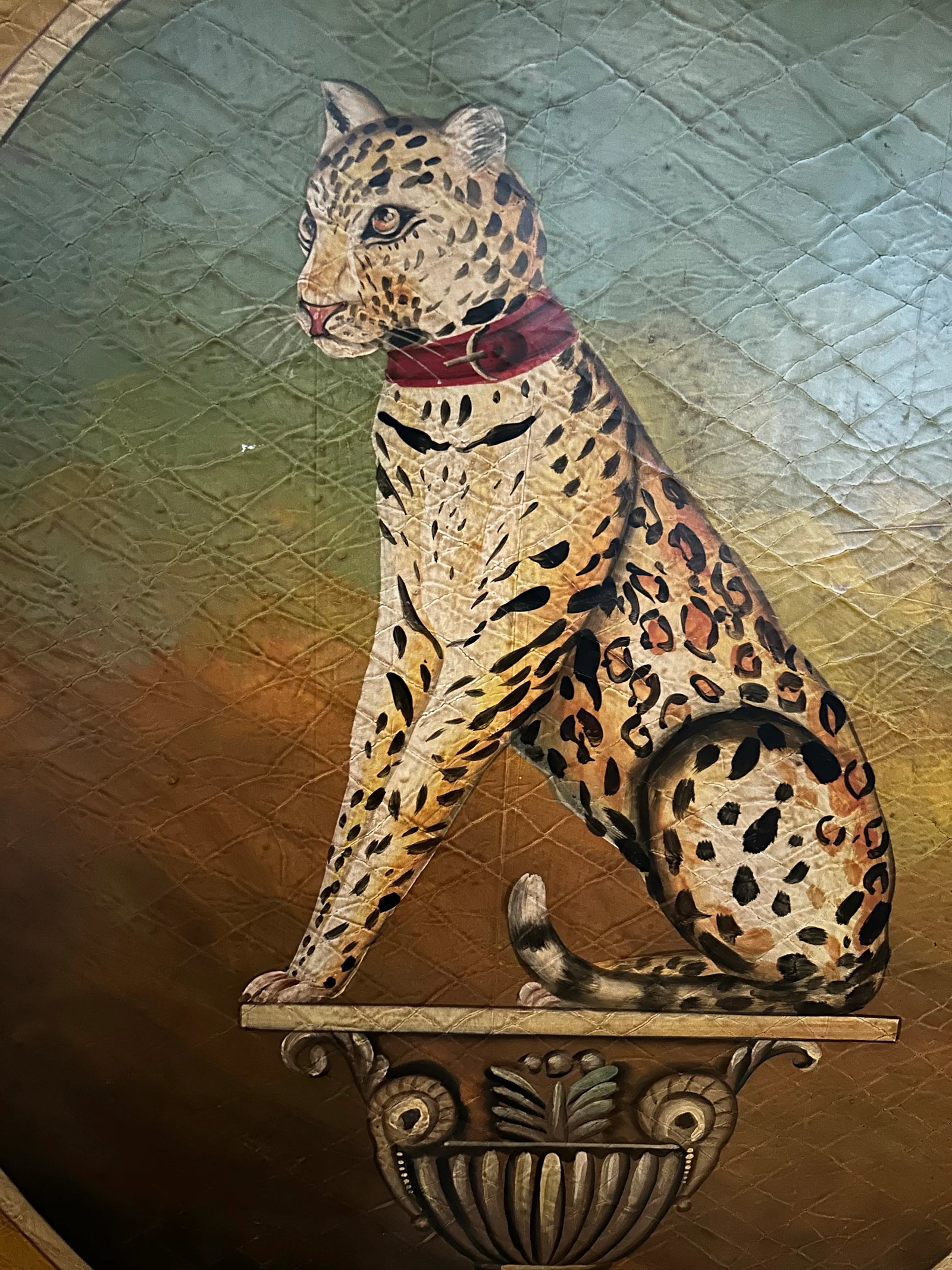 Early 20th Century Vintage Italian Wall Panel With Picture Light - 10