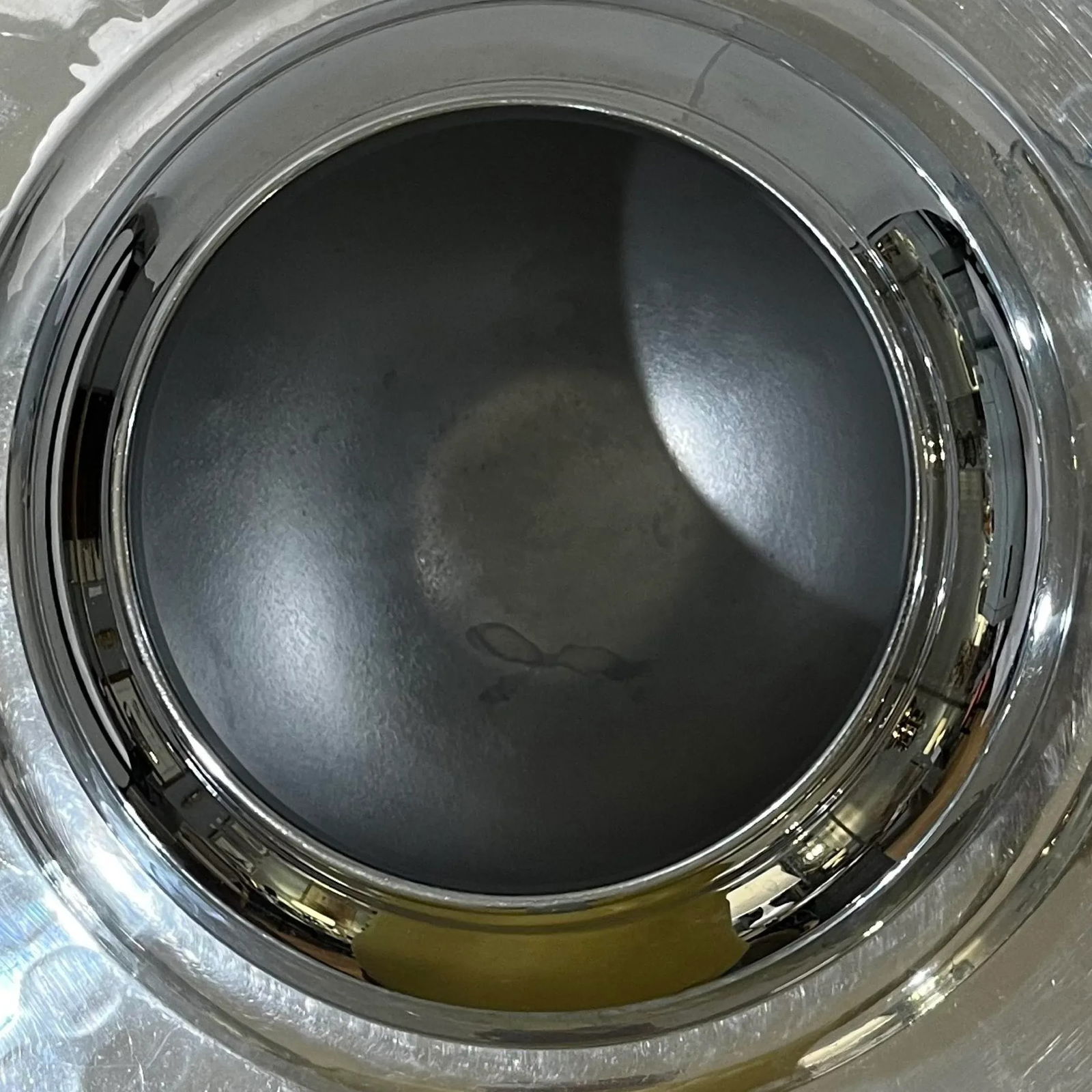 1940's Art Deco Lehman Brothers Saturn Ring Chrome Punch Bowl Set- 11 Pieces - 7