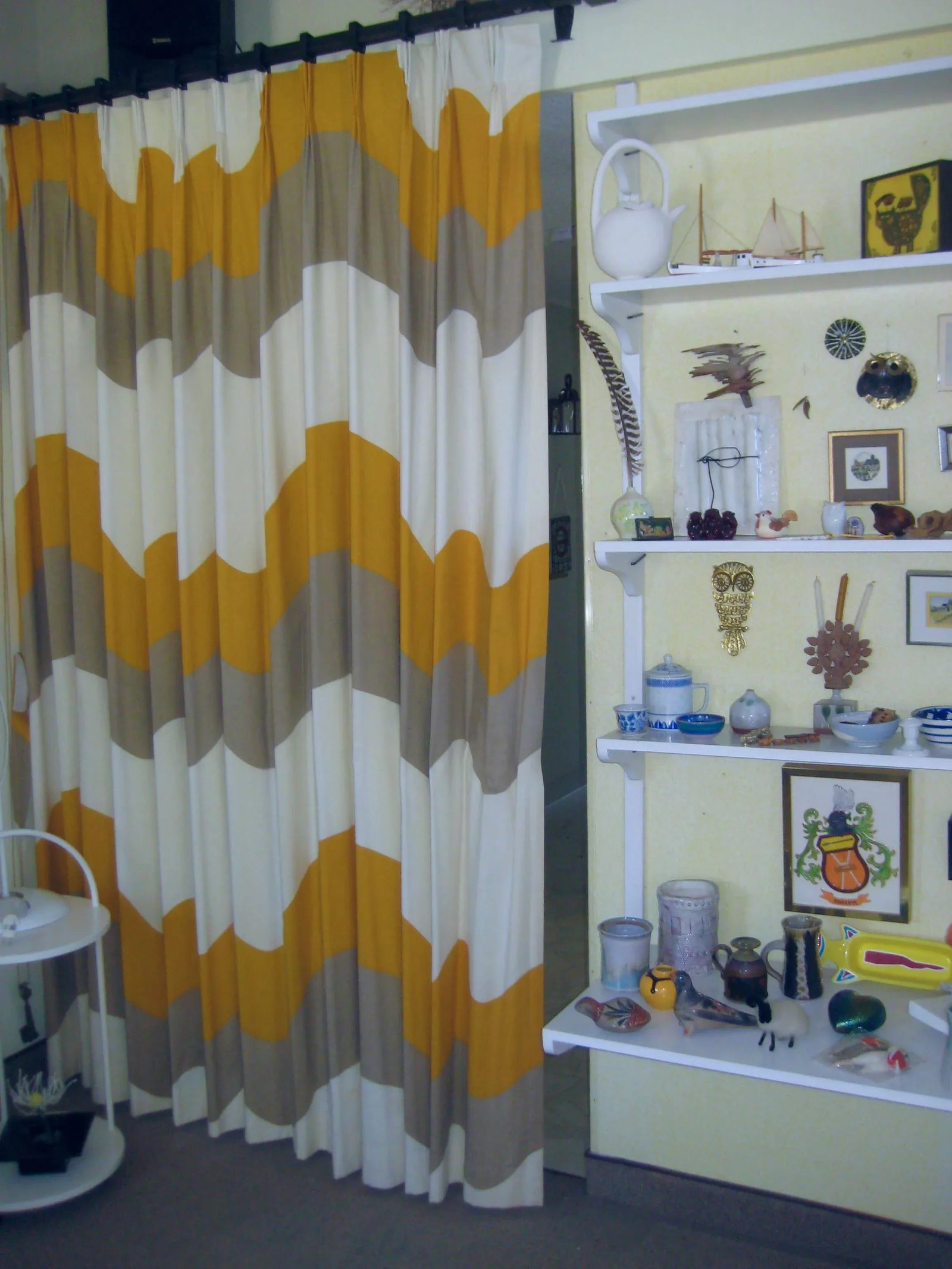 1967 Mid-Century Modern Curtains Drapes - a Pair - 4