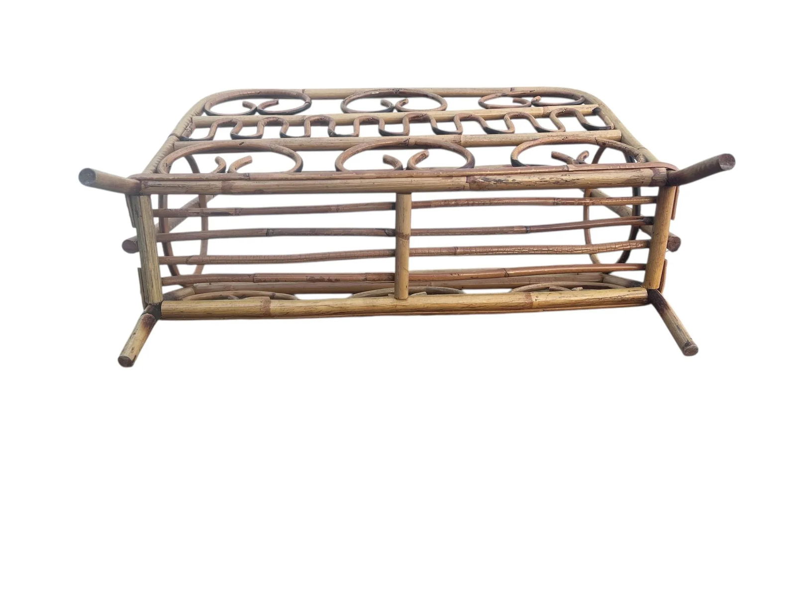 1960's Italian Bentwood Magazine Rack - 3