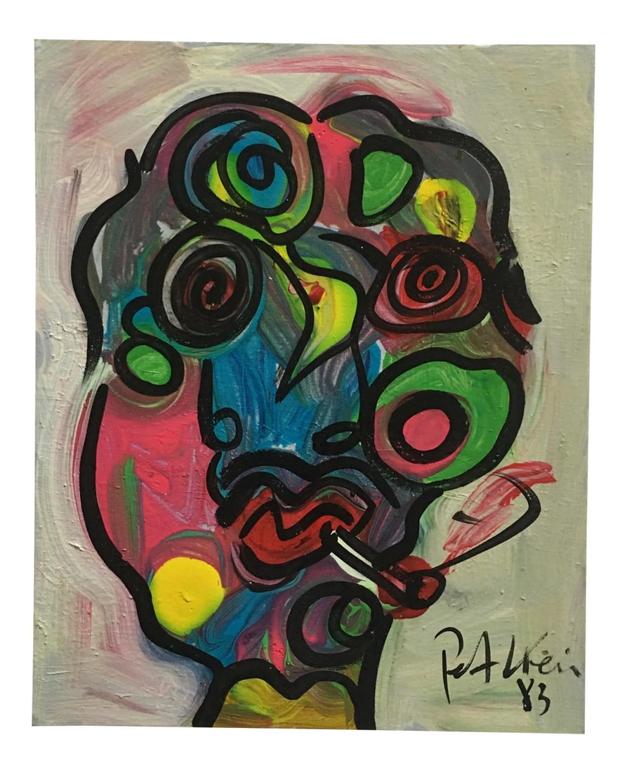 Peter Keil Original Painting: Peter Keil is a German artist that focuses primarily on abstract expressionism. Keil painted with some of the greats including Joan MirÃ³, Pablo Picasso and Andy Warhol, to name a few. This