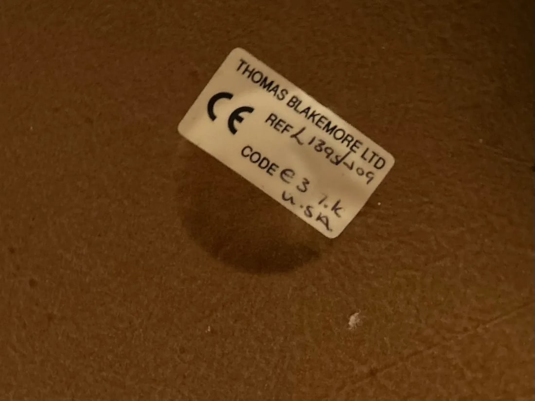 Vintage Thomas Blakemore Sheath of Wheat Figural Gold Lamp With Original Shade - 7